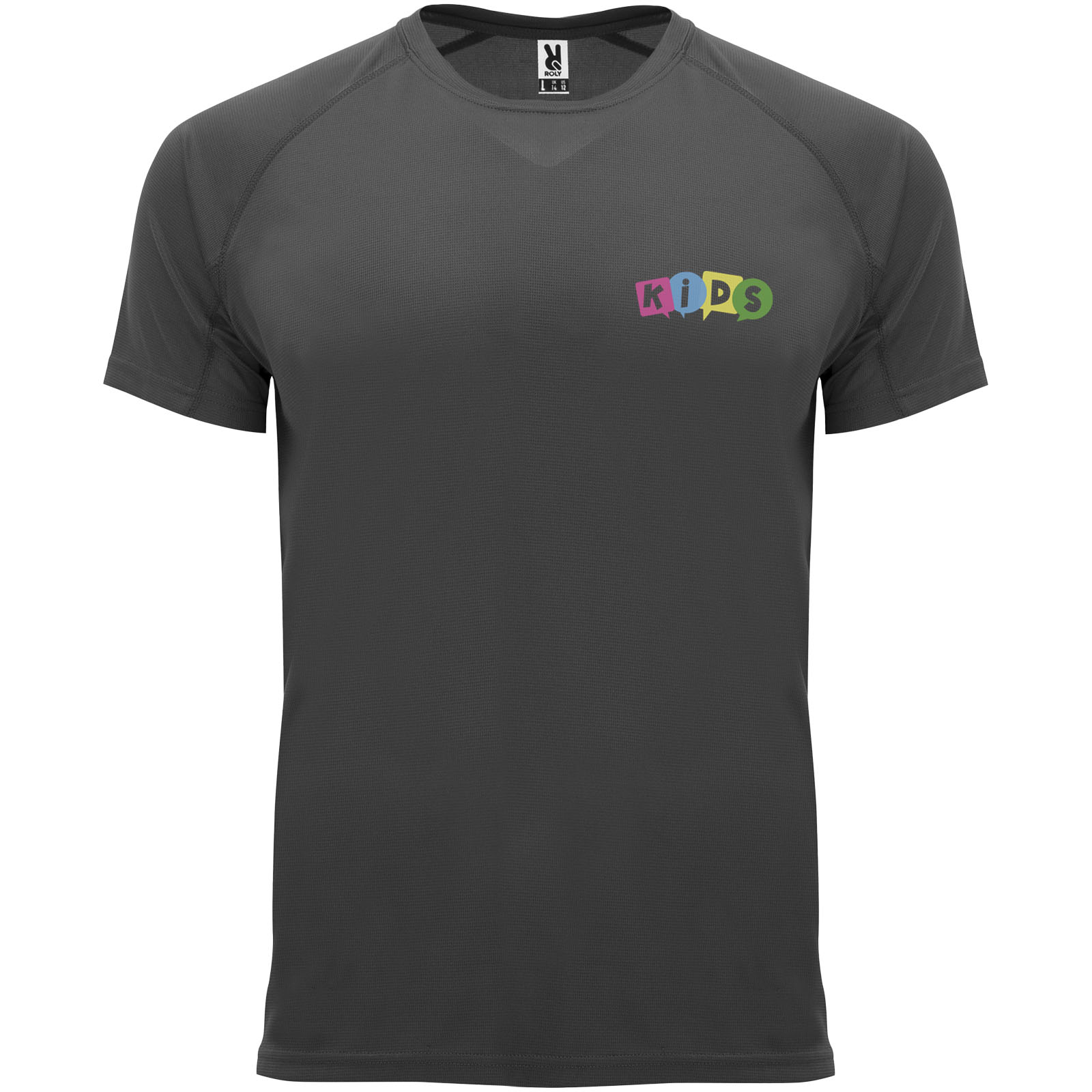 Roly T-shirt de sport de 135 g/m² Bahrain à manches courtes pour enfant