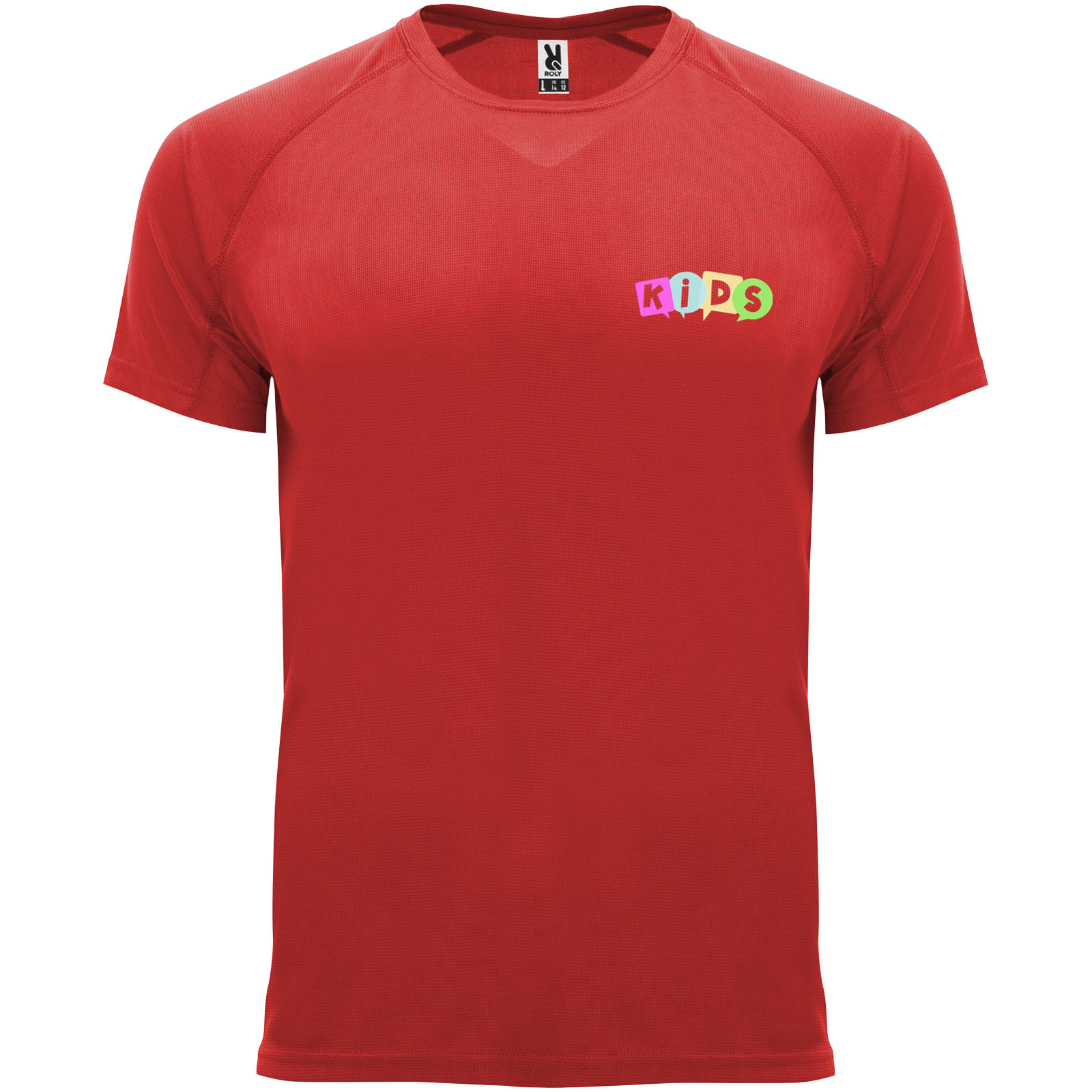 Roly T-shirt de sport de 135 g/m² Bahrain à manches courtes pour enfant