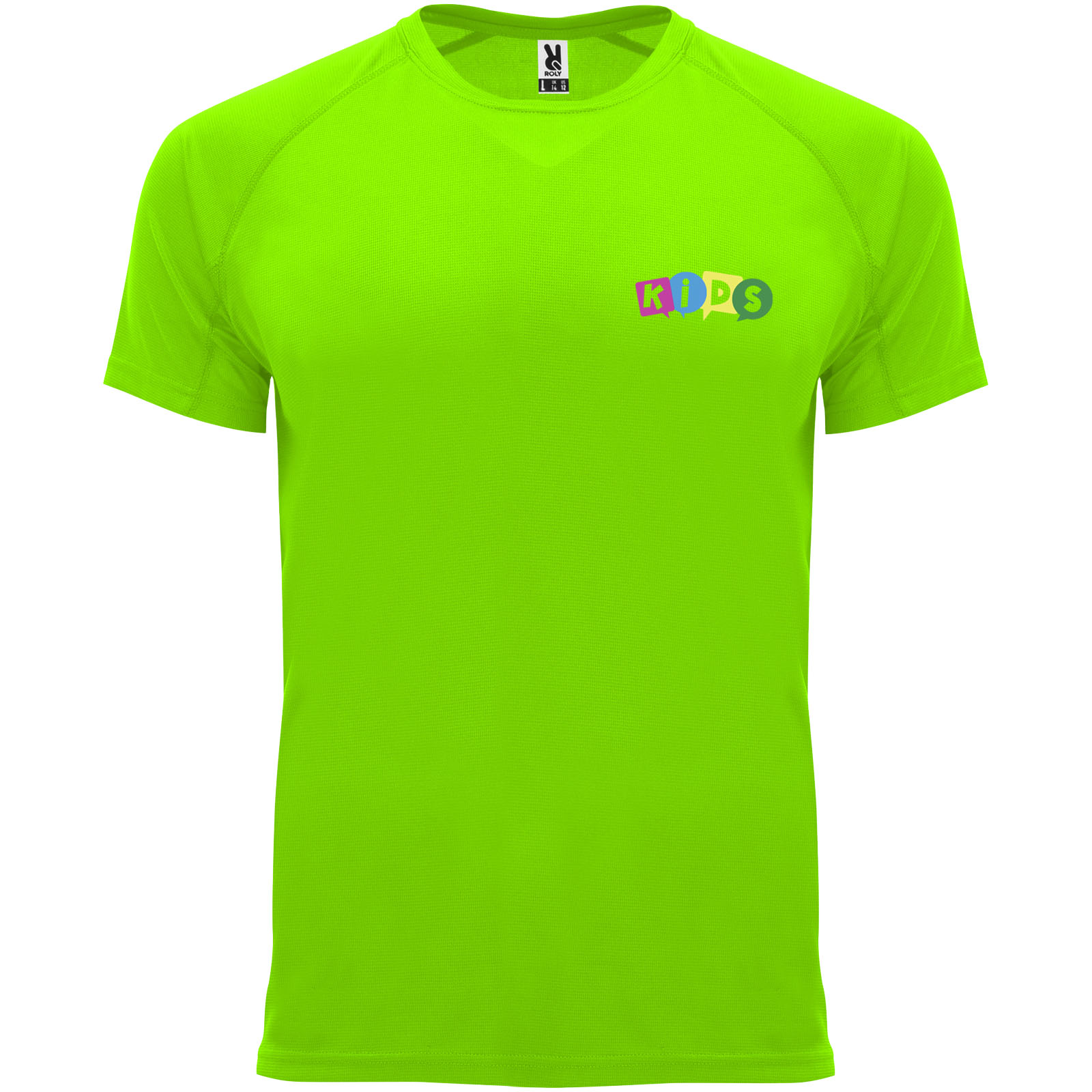 Roly T-shirt de sport de 135 g/m² Bahrain à manches courtes pour enfant