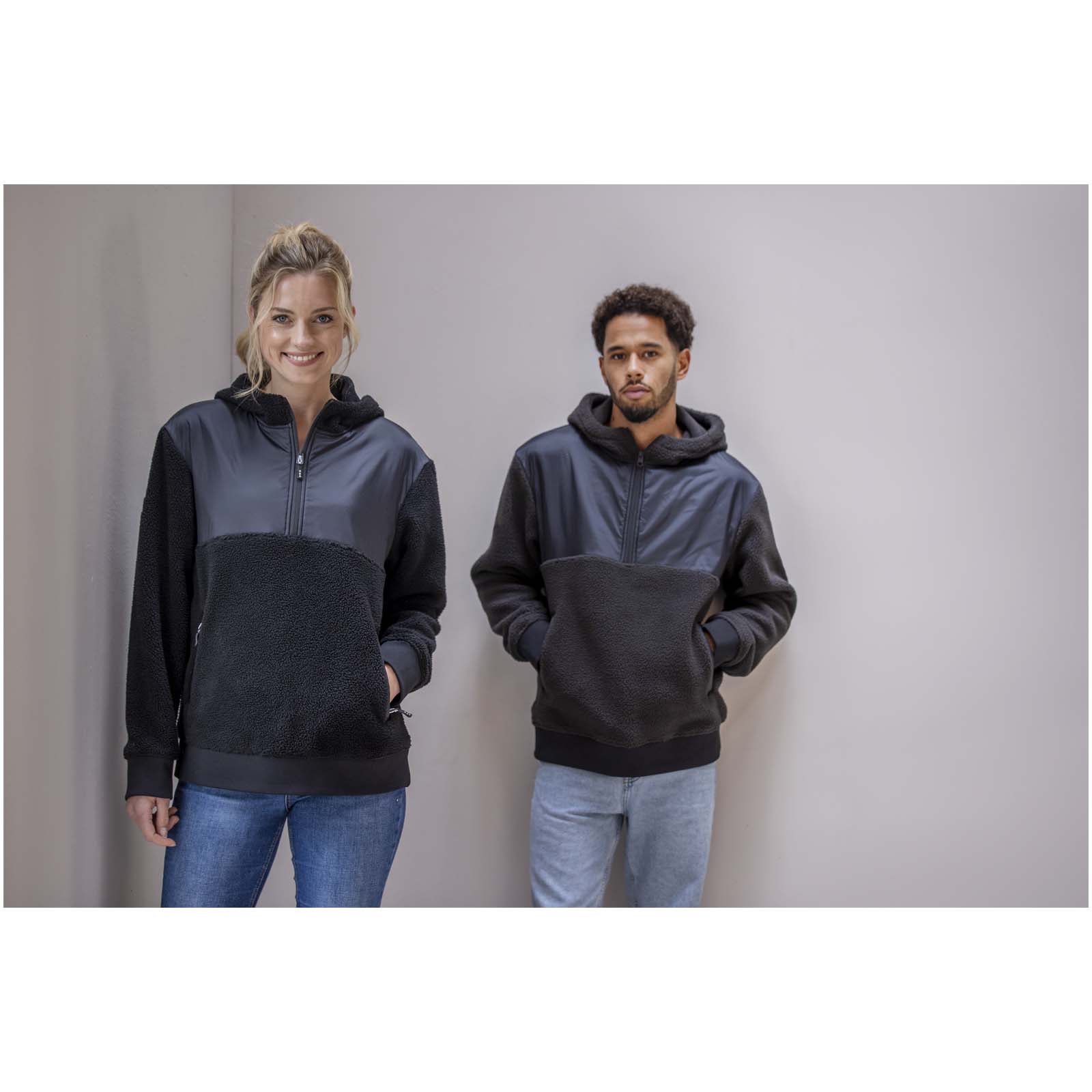 Elevate Polaire sherpa recyclée unisexe de 370 g/m² Evans