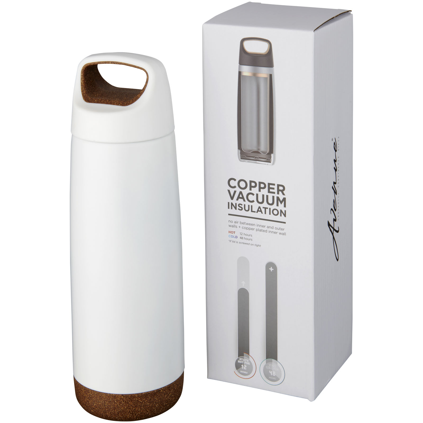 Bouteille de sport 600ml avec isolation par le vide et couche de cuivre Valhalla