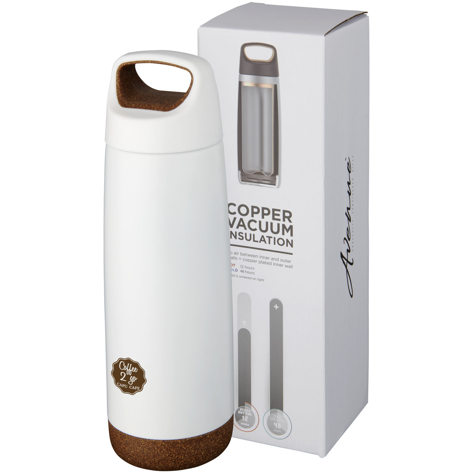 Bouteille de sport 600ml avec isolation par le vide et couche de cuivre Valhalla