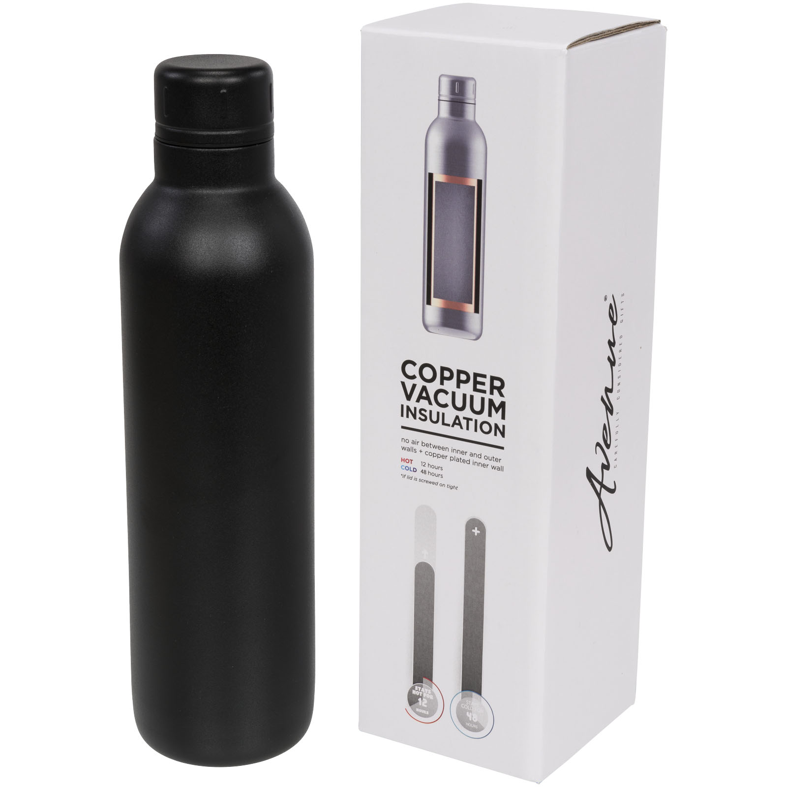 Bouteille de sport de 510ml avec isolation par le vide et couche de cuivre Odin