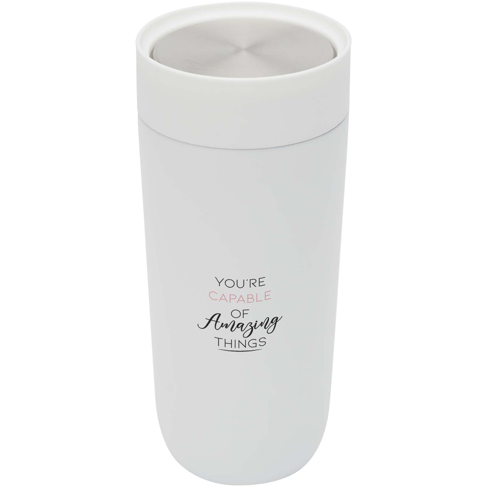 Gobelet Camden de 350 ml en acier inoxydable certifié RCS avec revêtement en céramique