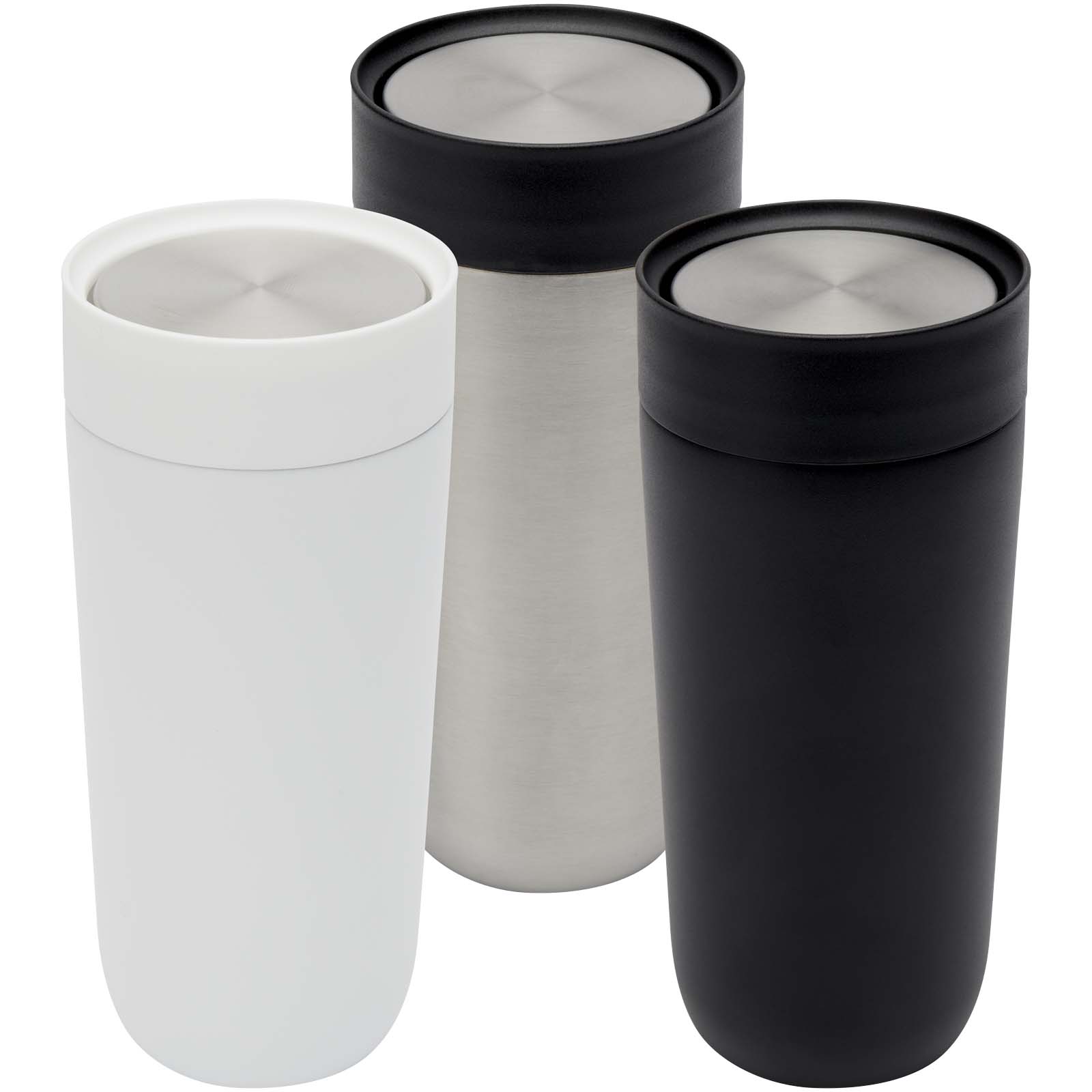 Gobelet Camden de 350 ml en acier inoxydable certifié RCS avec revêtement en céramique