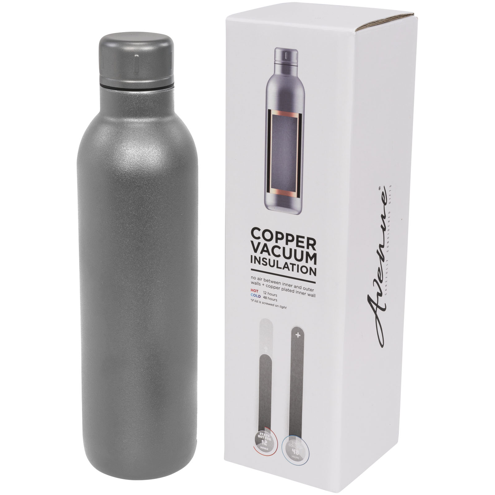 Bouteille de sport de 510ml avec isolation par le vide et couche de cuivre Odin