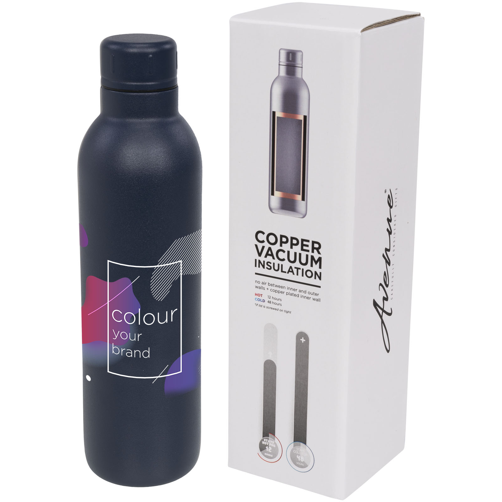 Bouteille de sport de 510ml avec isolation par le vide et couche de cuivre Odin