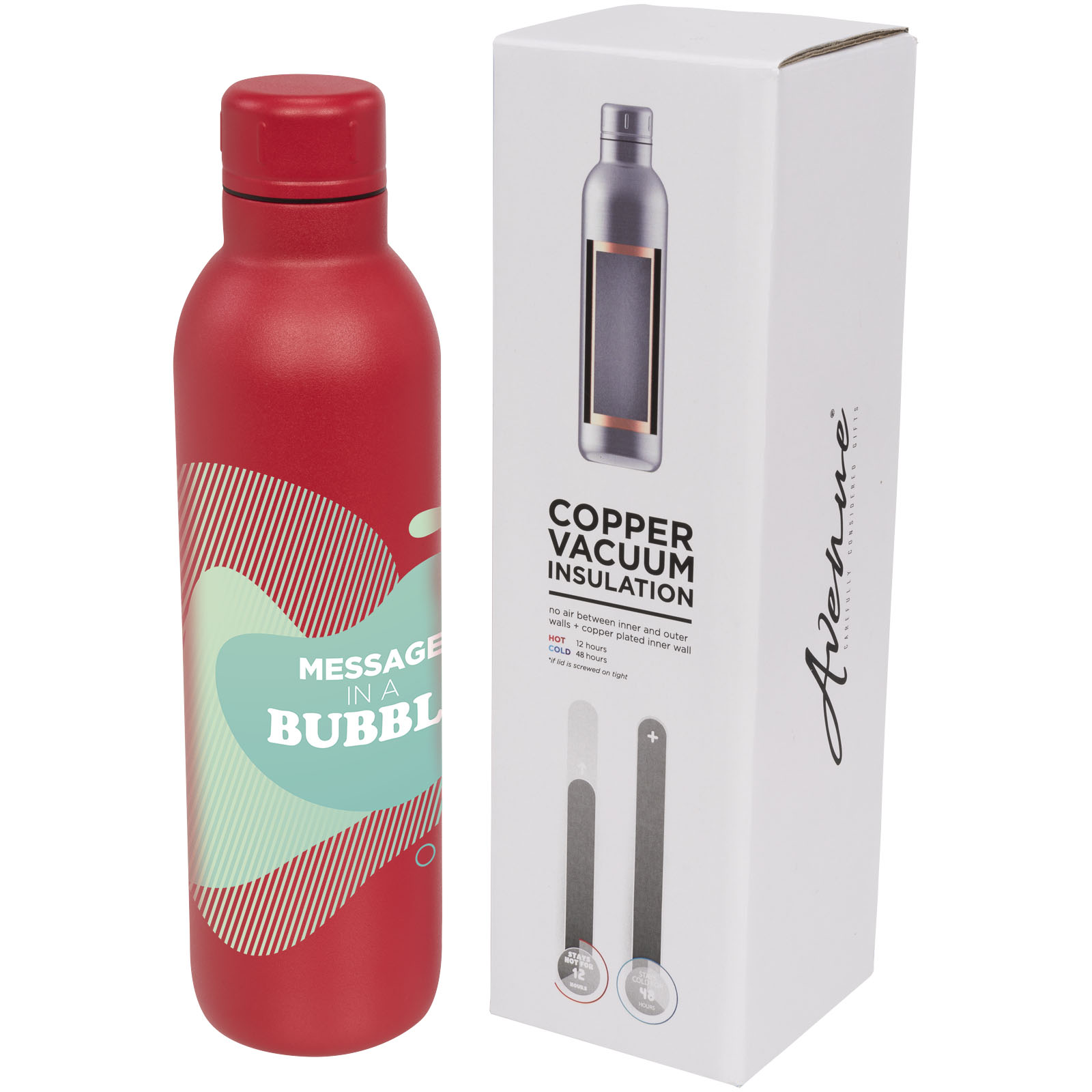 Bouteille de sport de 510ml avec isolation par le vide et couche de cuivre Odin