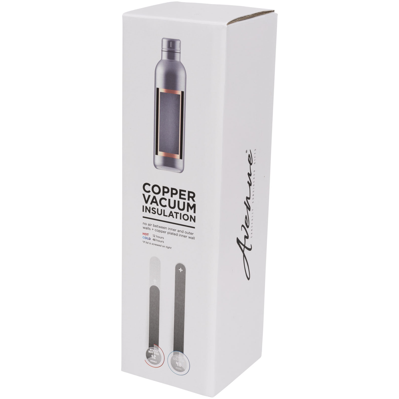 Bouteille de sport de 510ml avec isolation par le vide et couche de cuivre Odin