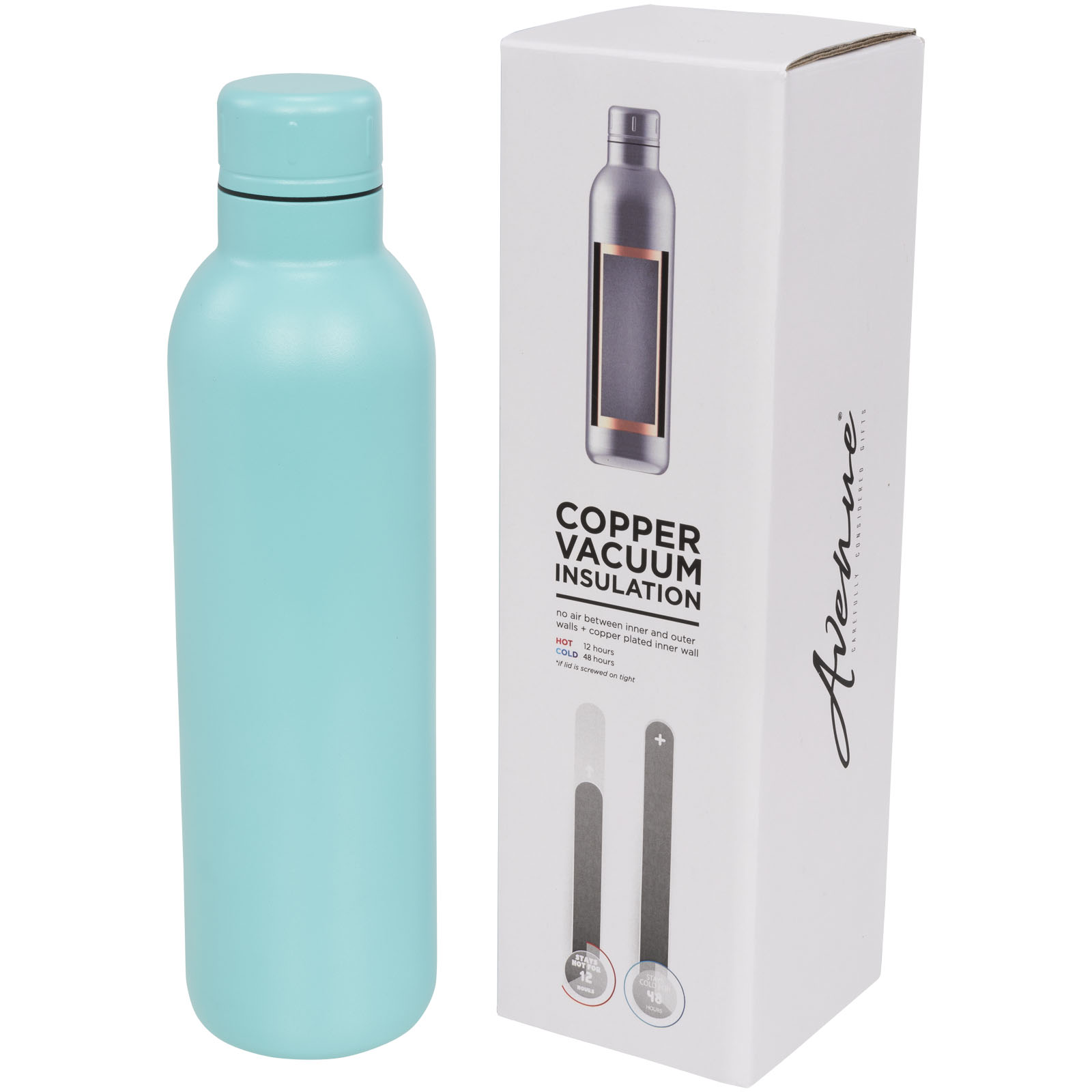 Bouteille de sport de 510ml avec isolation par le vide et couche de cuivre Odin