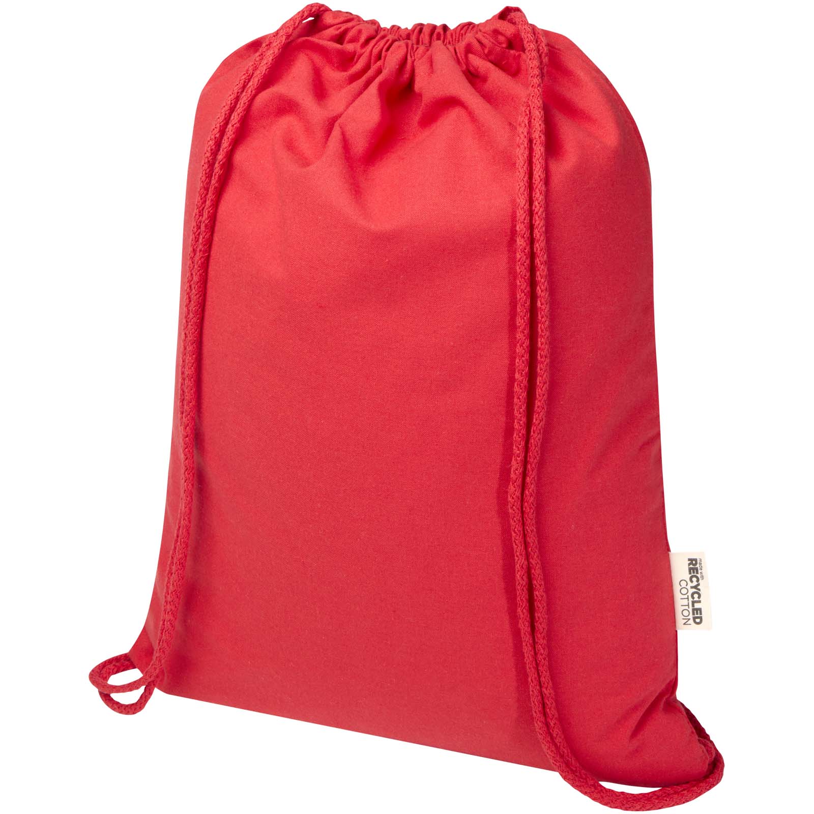 Sac de 5 L avec cordon Oregon Blend en coton recyclé 140 g/m² certifié GRS