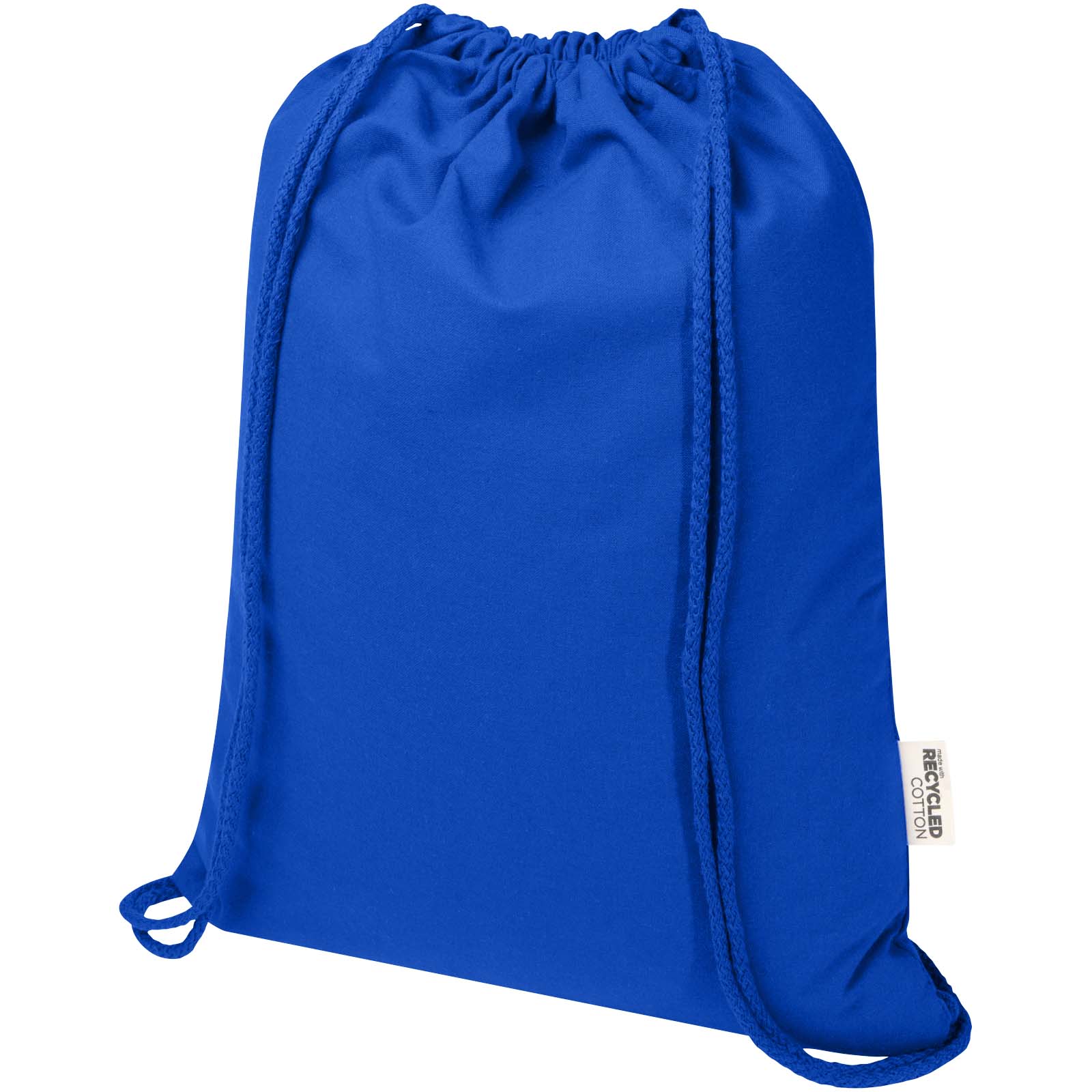 Sac de 5 L avec cordon Oregon Blend en coton recyclé 140 g/m² certifié GRS