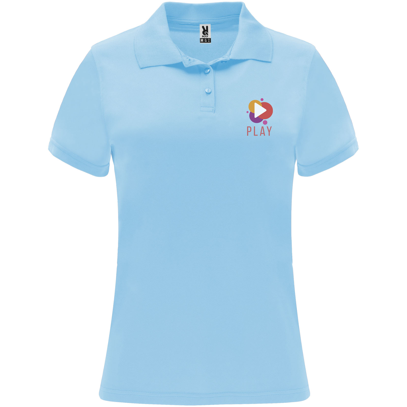Roly Polo de sport de 150 g/m² Monzha à manches courtes pour femme
