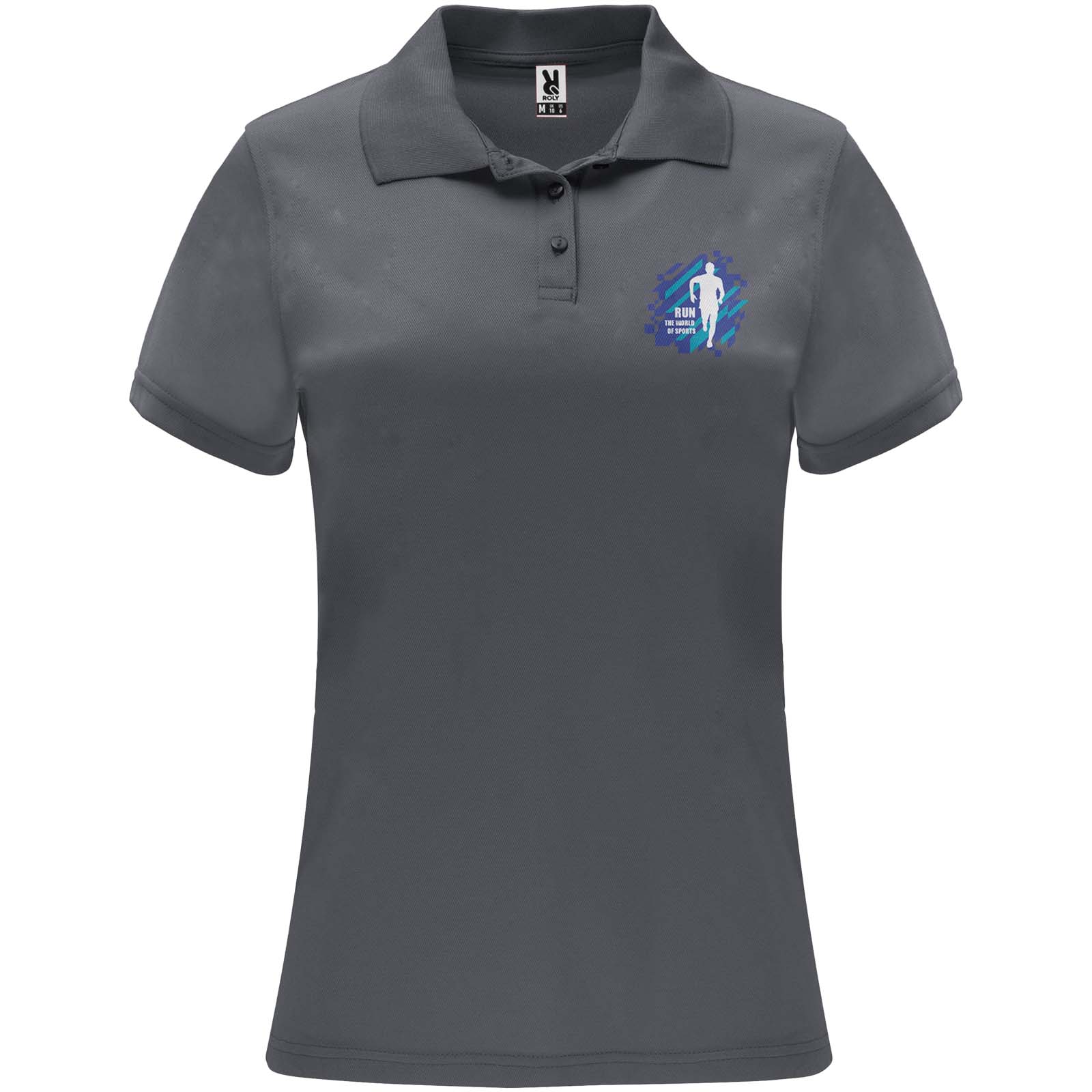 Roly Polo de sport de 150 g/m² Monzha à manches courtes pour femme
