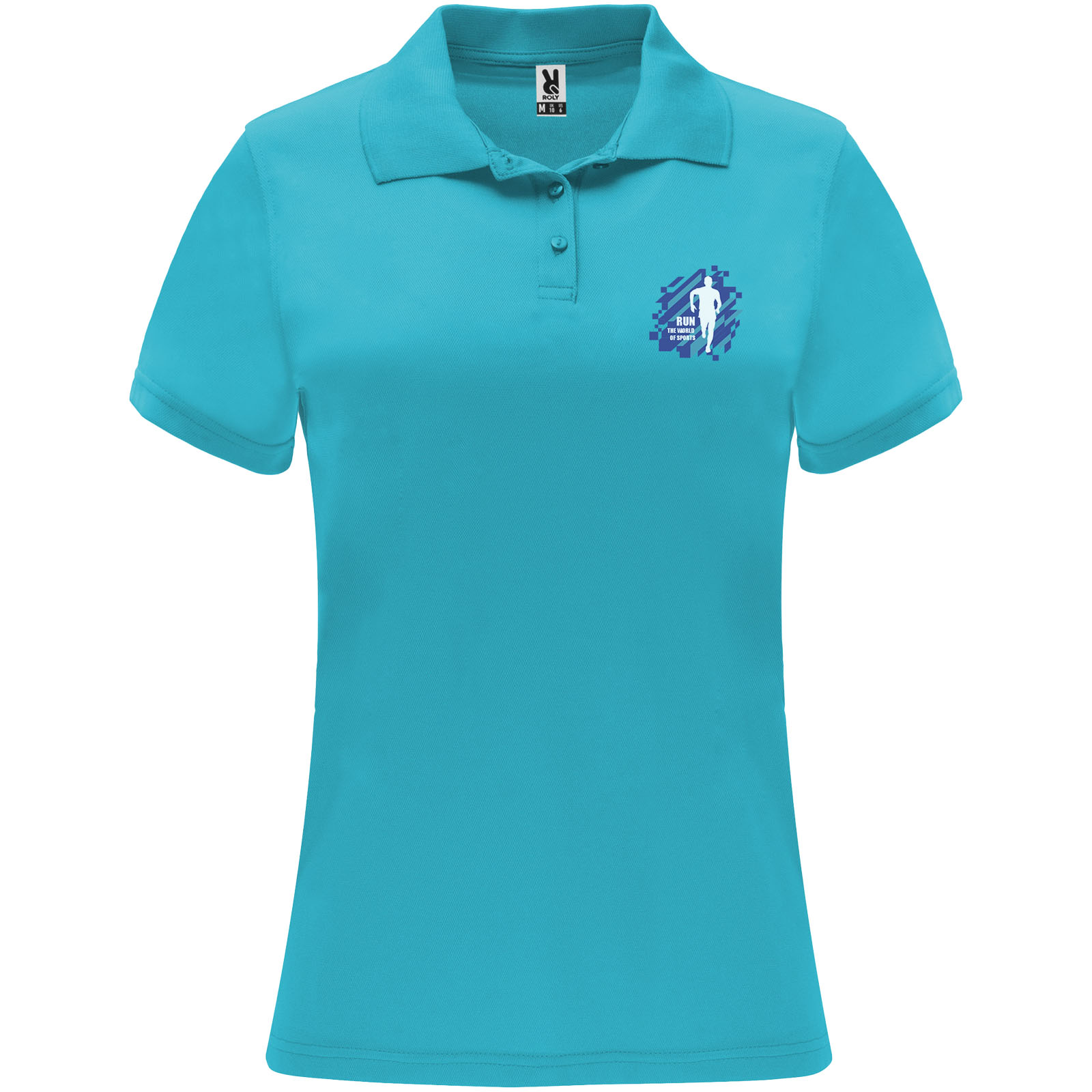 Roly Polo de sport de 150 g/m² Monzha à manches courtes pour femme