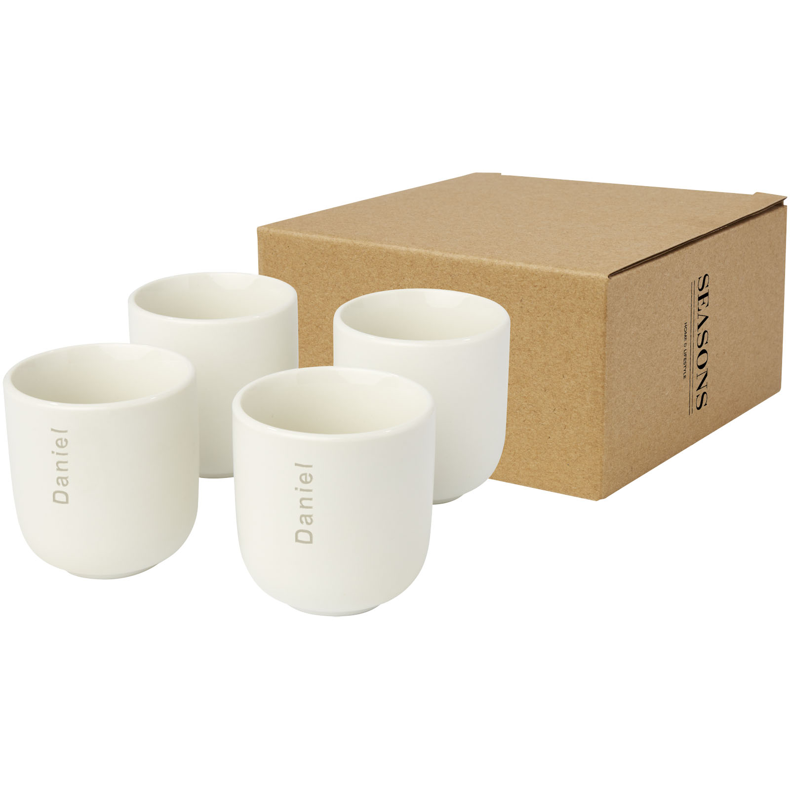 Seasons Tasse à espresso Male de 90 ml à 4 pièces