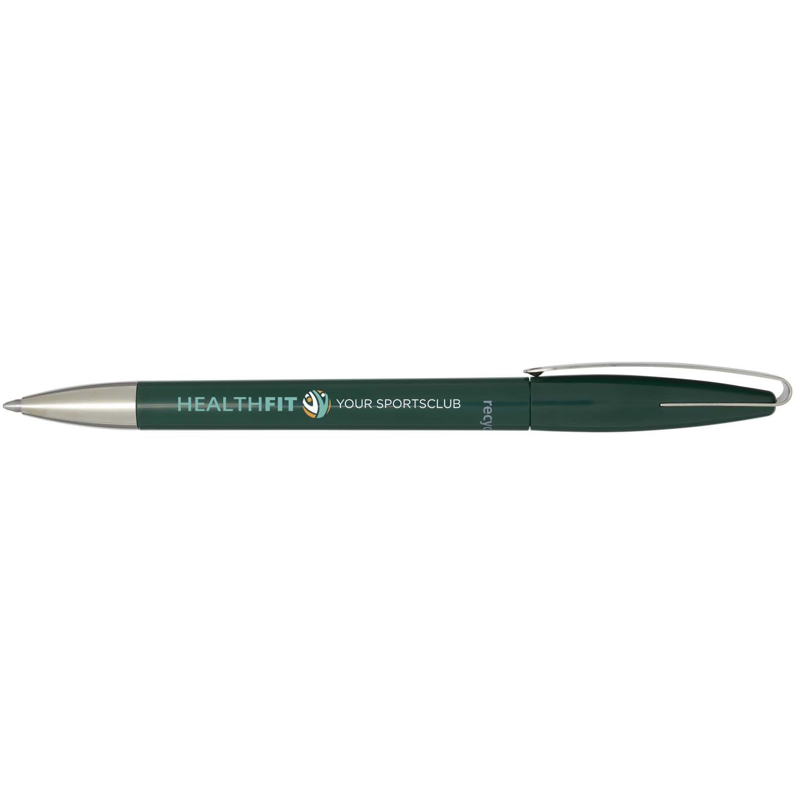 Marksman Stylo bille en plastique recyclé Ana (encre bleue)