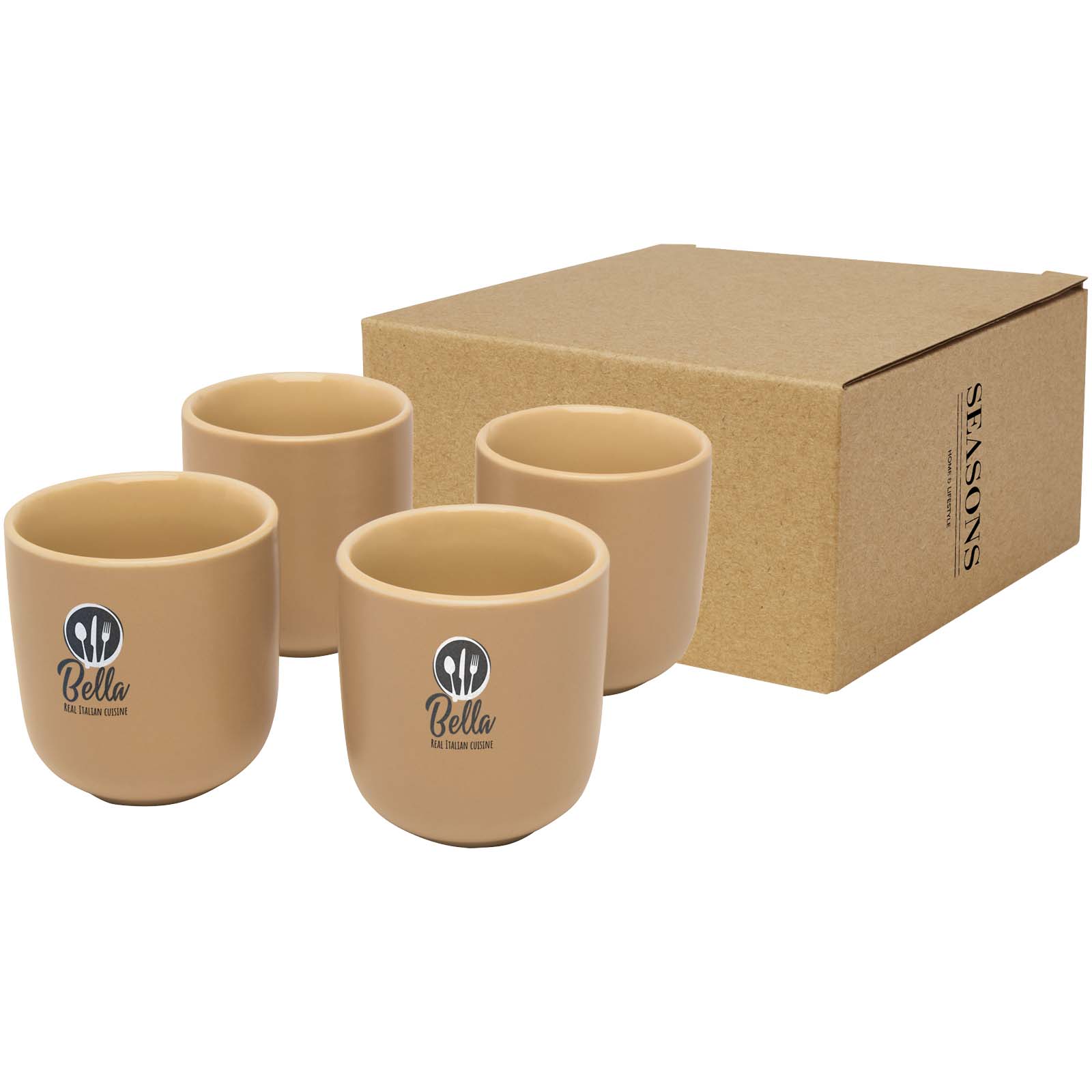 Seasons Tasse à espresso Male de 90 ml à 4 pièces