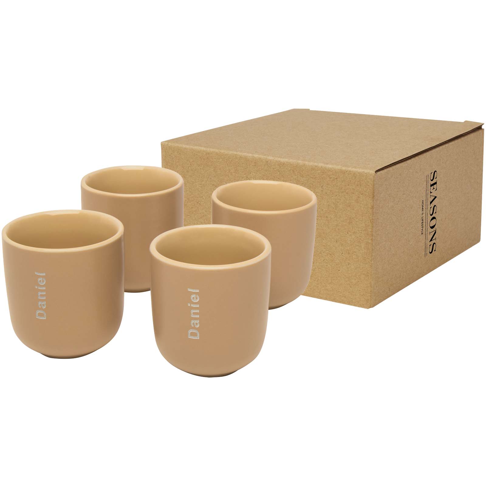 Seasons Tasse à espresso Male de 90 ml à 4 pièces