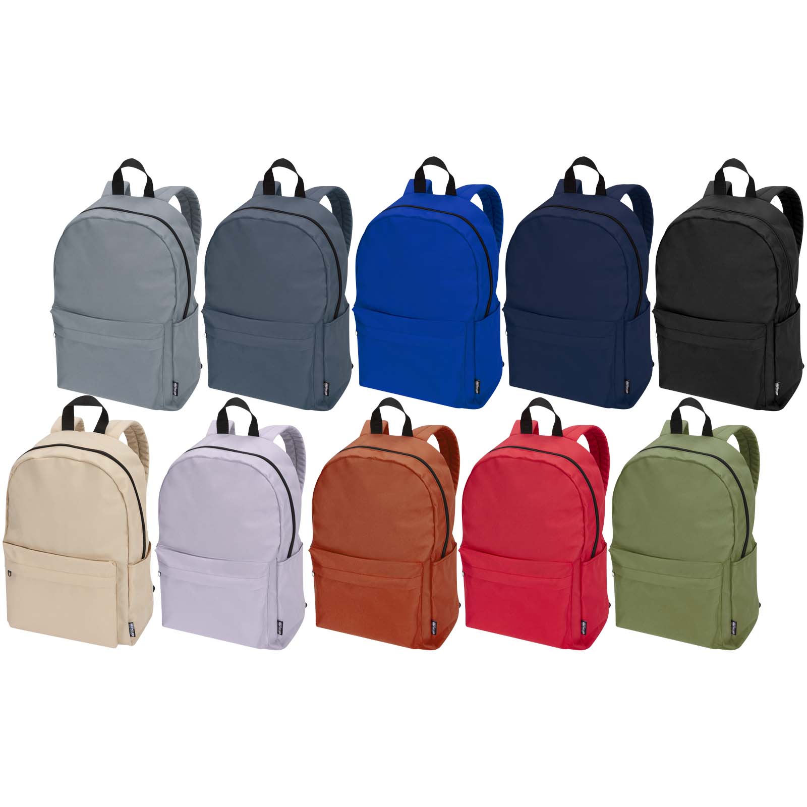 Sac à dos pour ordinateur portable Byron de 16 L et 14" en matériaux recyclés certifiés GRS