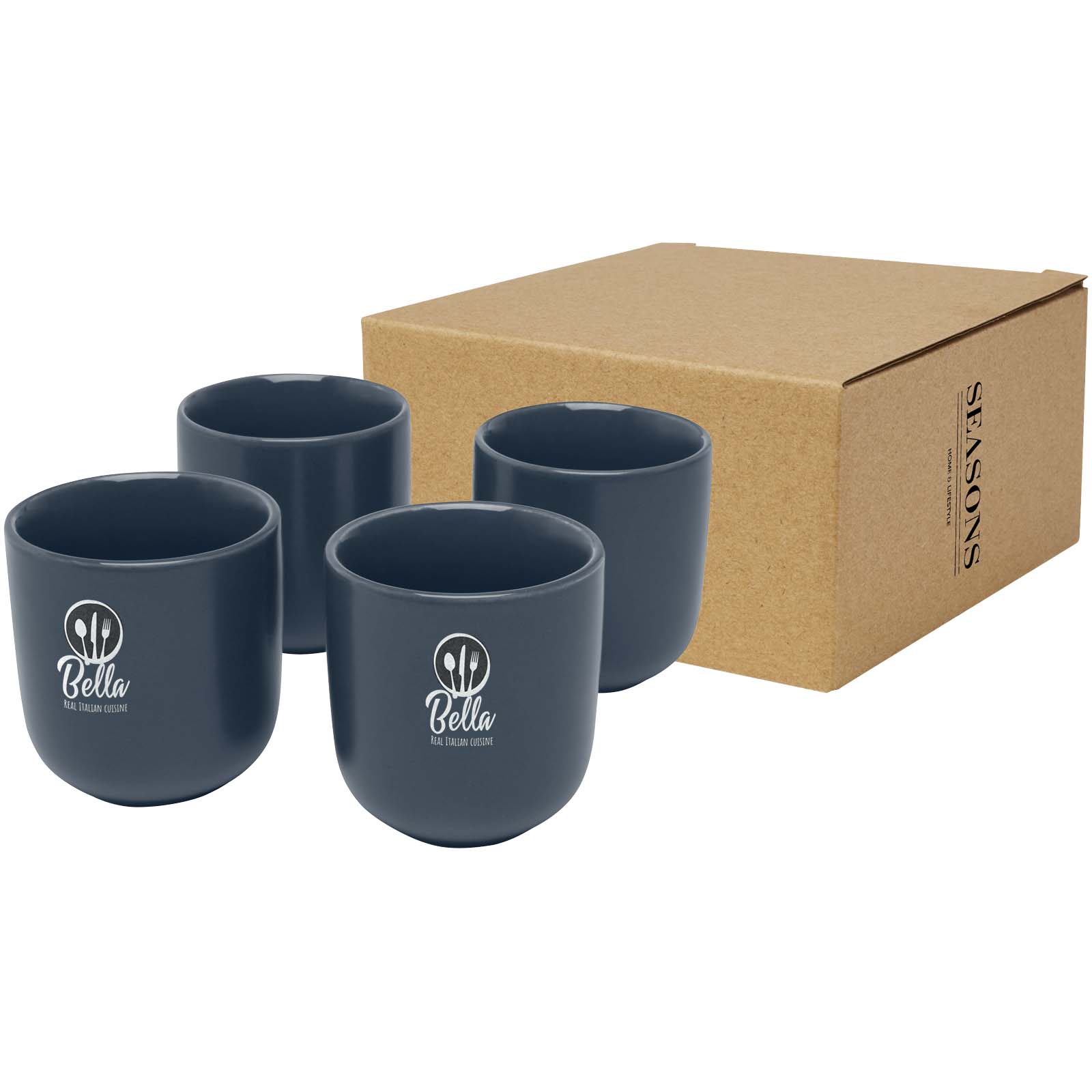 Seasons Tasse à espresso Male de 90 ml à 4 pièces