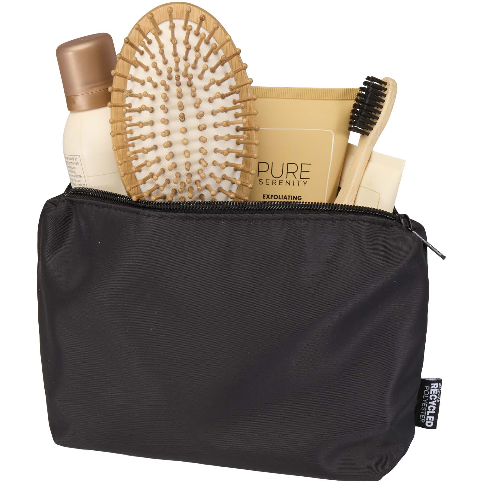 Trousse de toilette de voyage Trip Aware™ de 2 L en matériaux recyclés