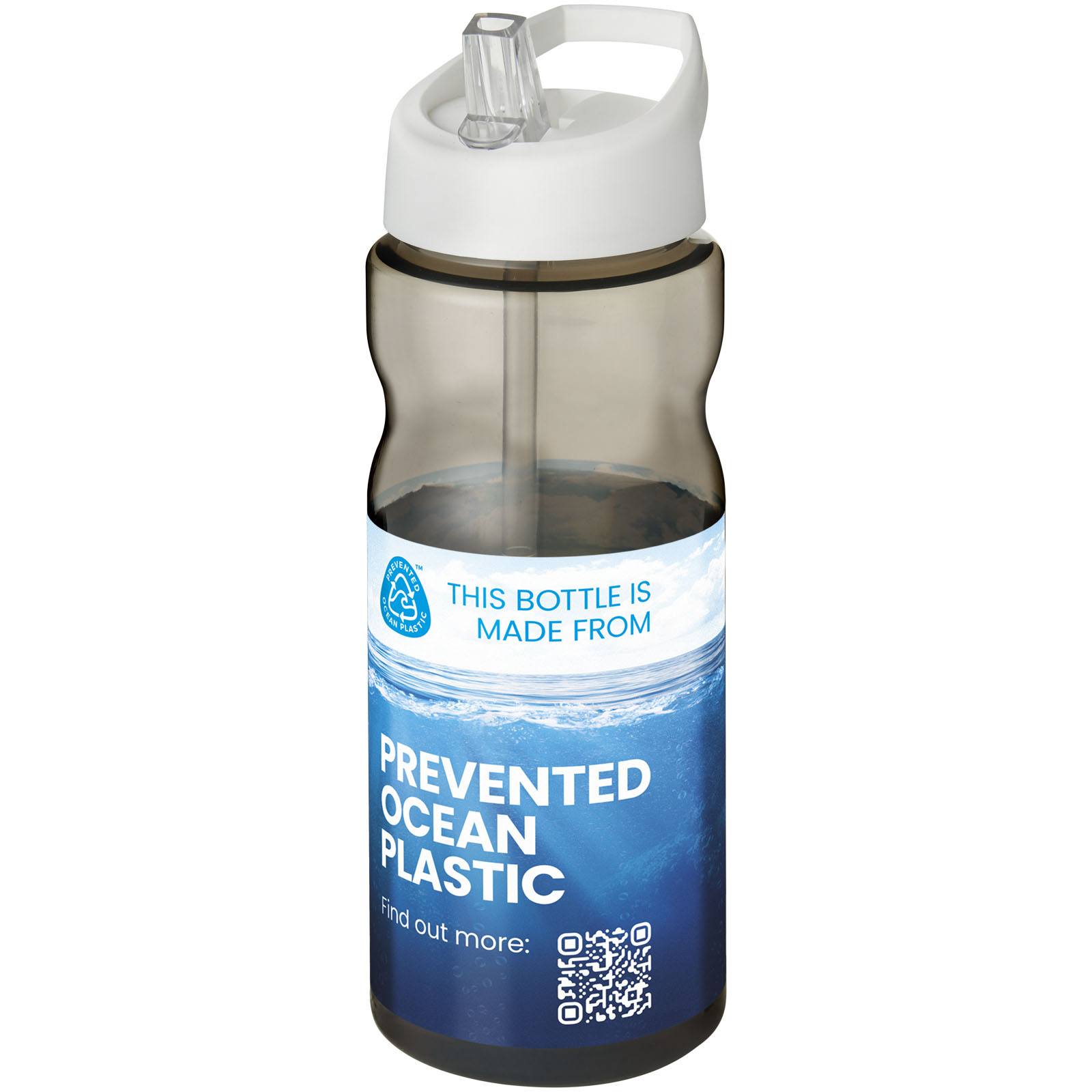 Bouteille de sport H2O Active® Eco Base 650ml couvercle bec verseur