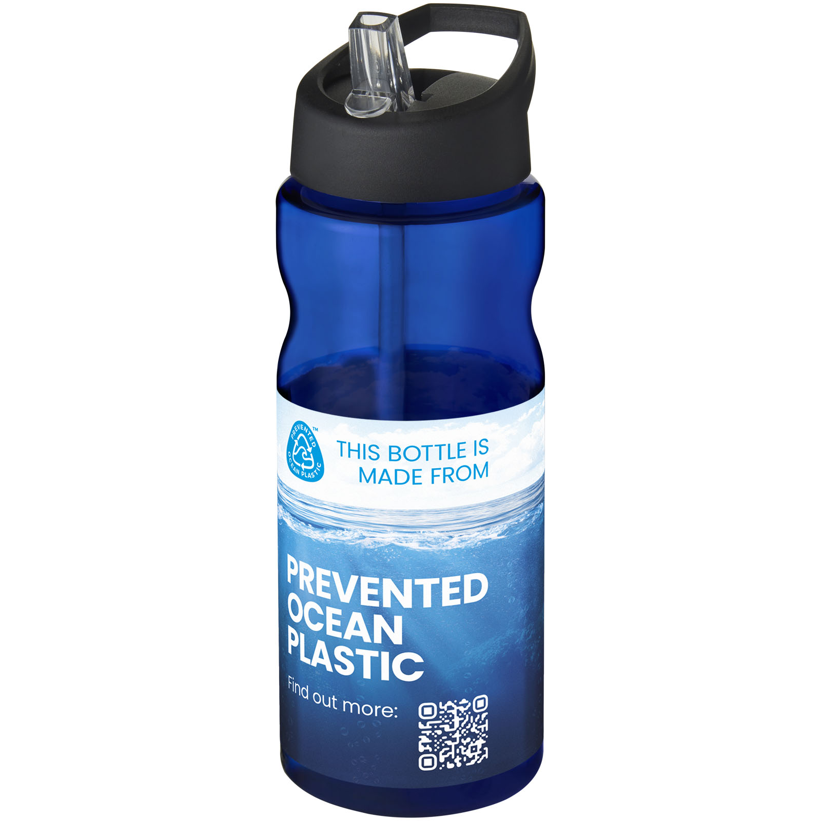 Bouteille de sport H2O Active® Eco Base 650ml couvercle bec verseur