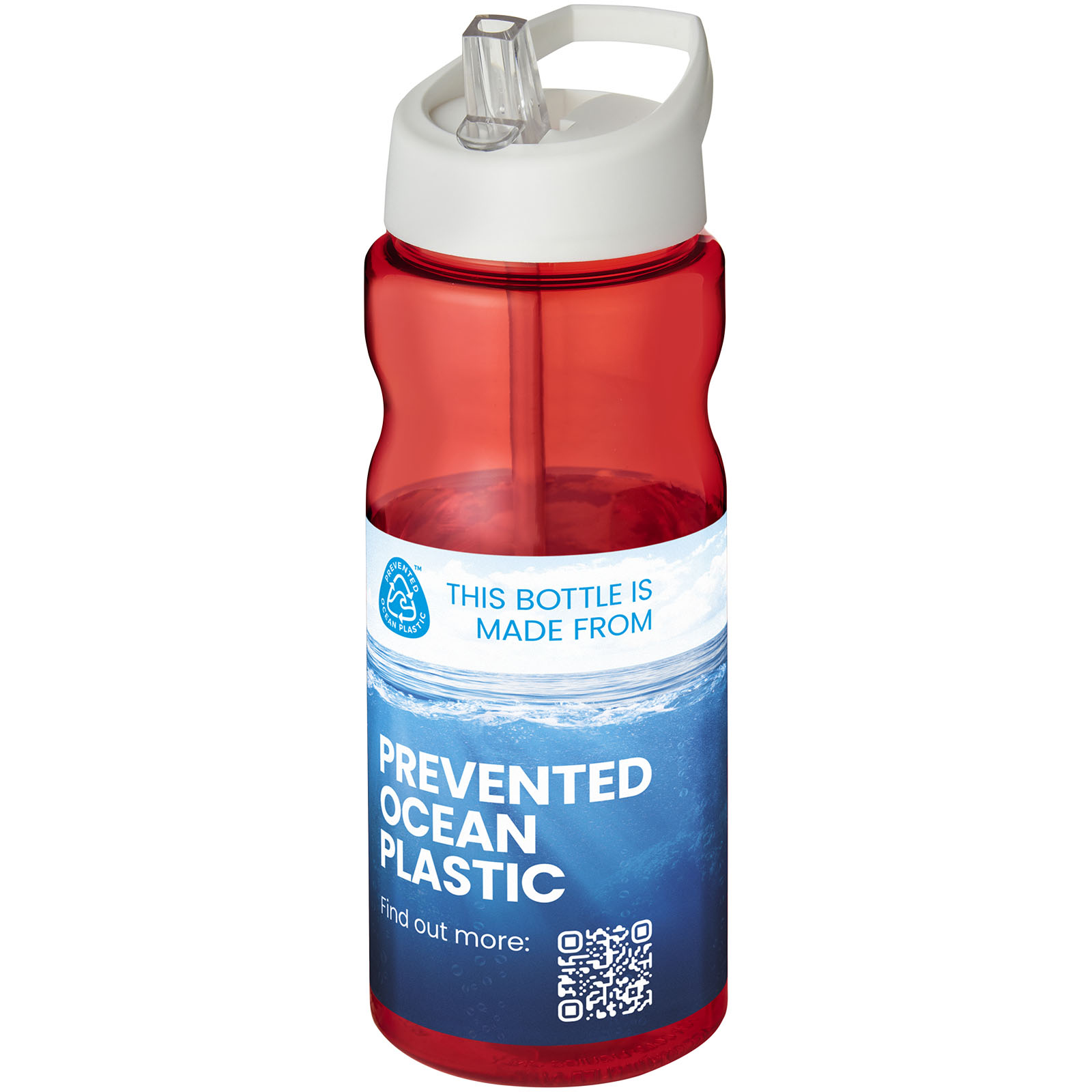 Bouteille de sport H2O Active® Eco Base 650ml couvercle bec verseur