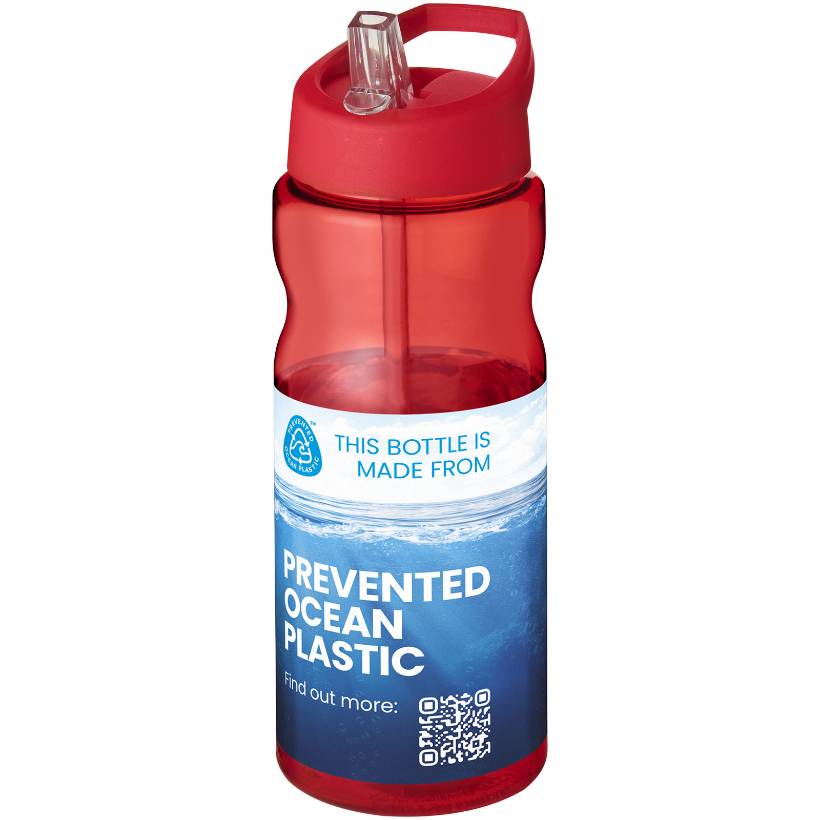 Bouteille de sport H2O Active® Eco Base 650ml couvercle bec verseur