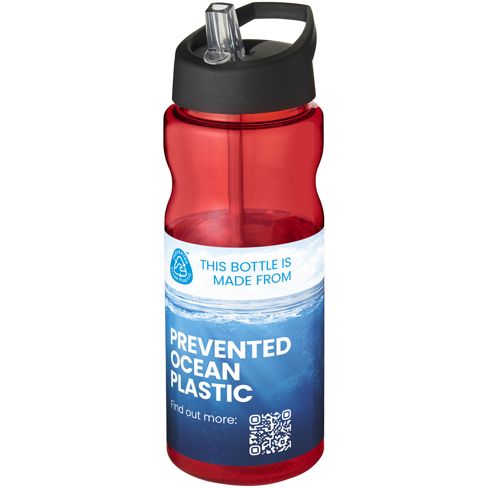 Bouteille de sport H2O Active® Eco Base 650ml couvercle bec verseur