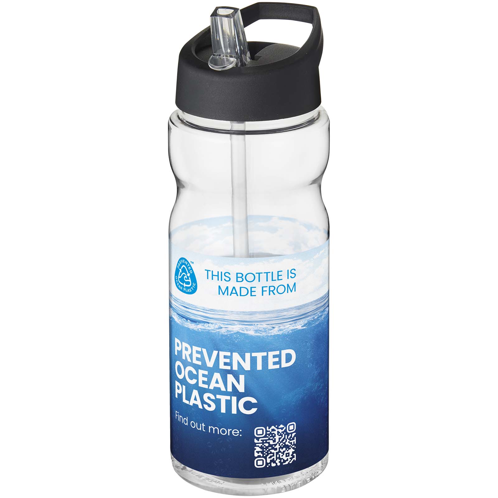 Bouteille de sport H2O Active® Eco Base 650ml couvercle bec verseur