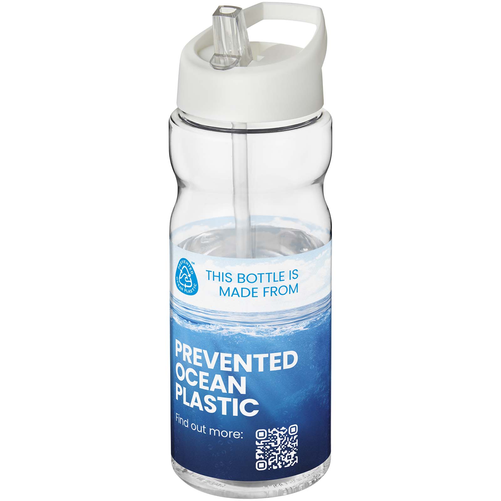 Bouteille de sport H2O Active® Eco Base 650ml couvercle bec verseur