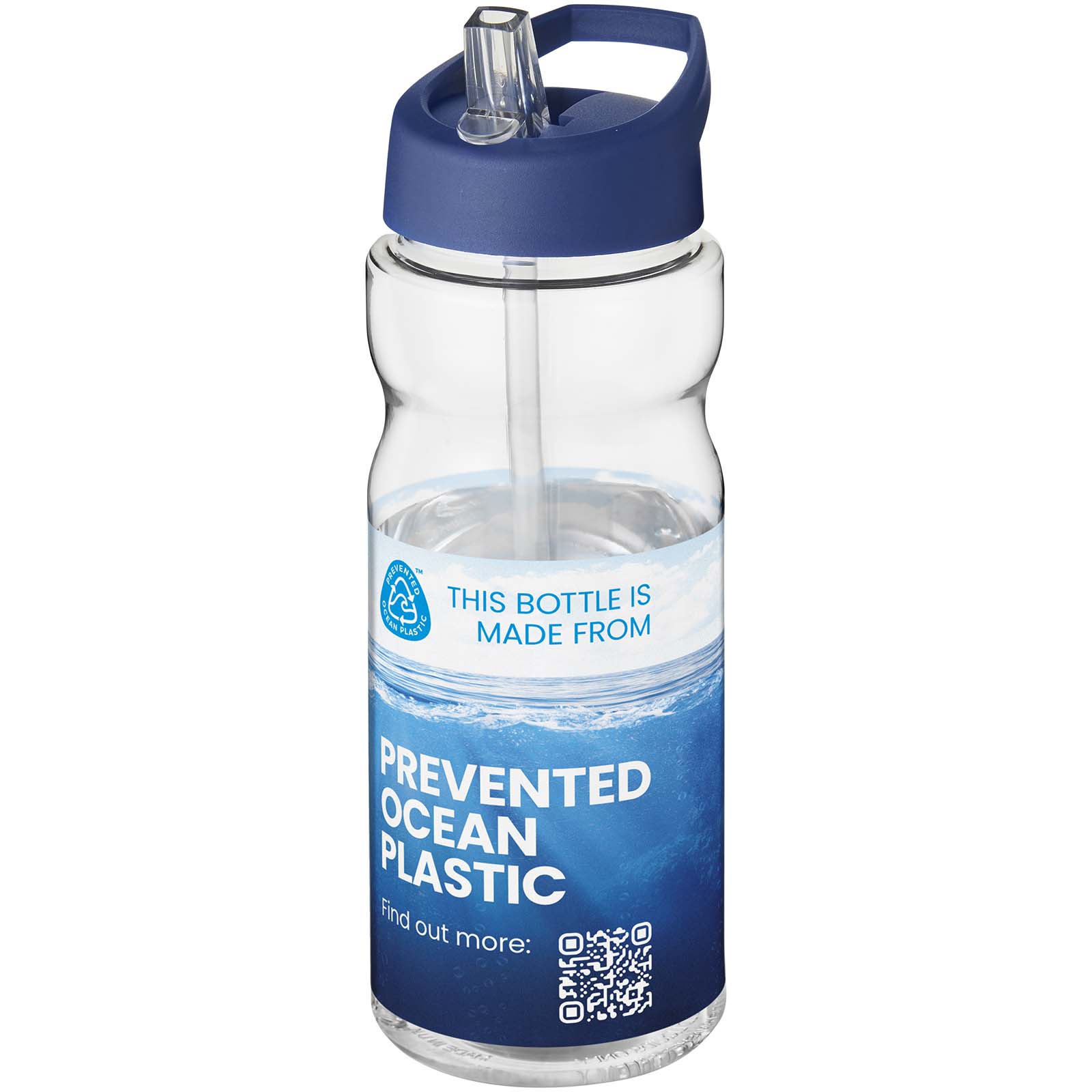 Bouteille de sport H2O Active® Eco Base 650ml couvercle bec verseur