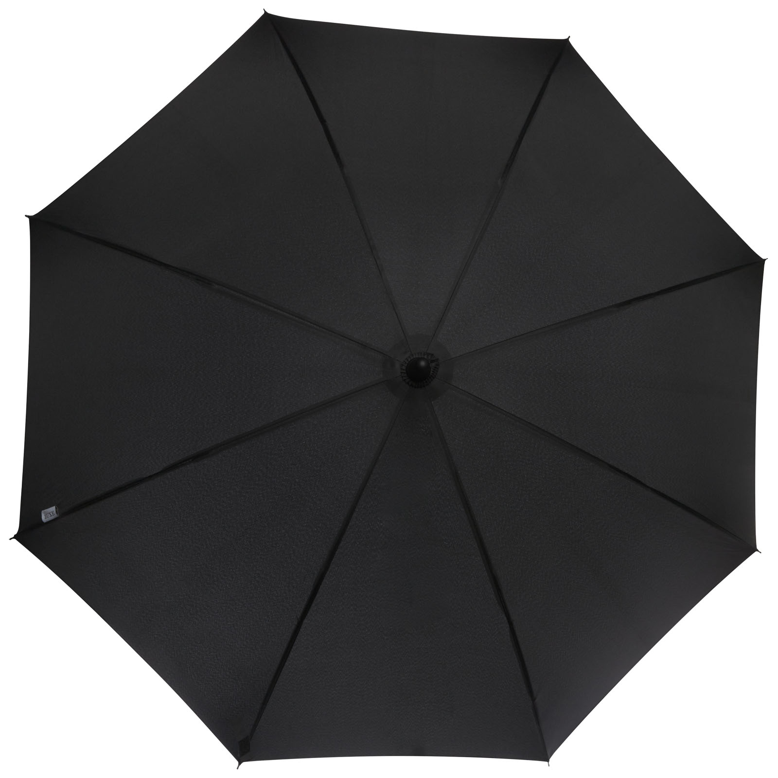 Luxe Parapluie Fontana de 23" à ouverture automatique avec aspect carbone et poignée courbe