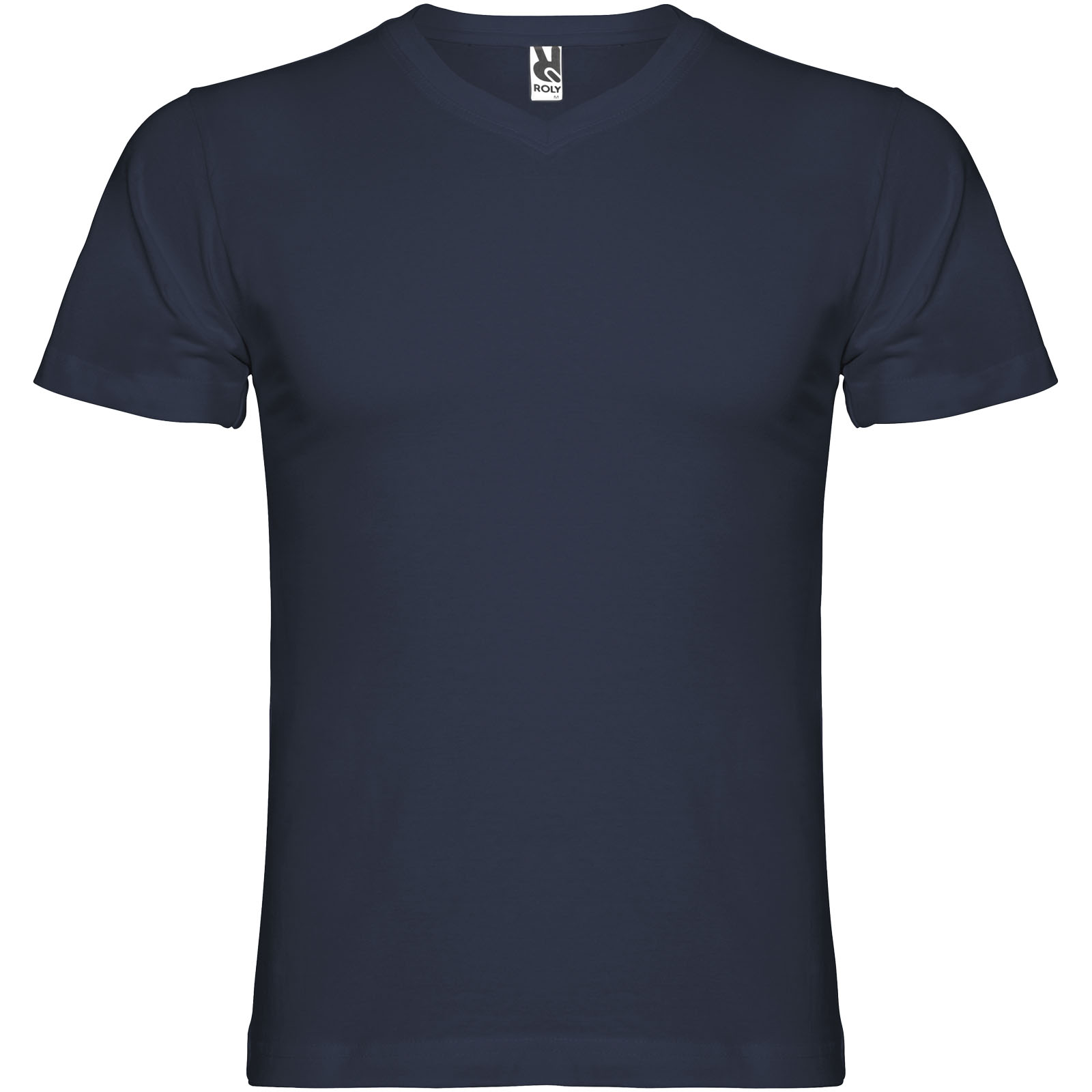 Roly T-shirt de 155 g/m² Samoyedo à col en V et manches courtes pour homme