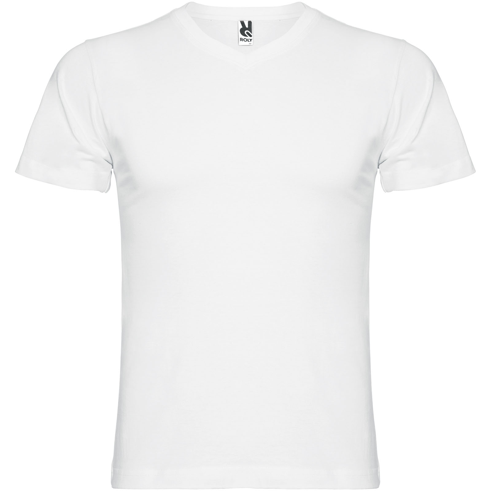 Roly T-shirt de 155 g/m² Samoyedo à col en V et manches courtes pour homme