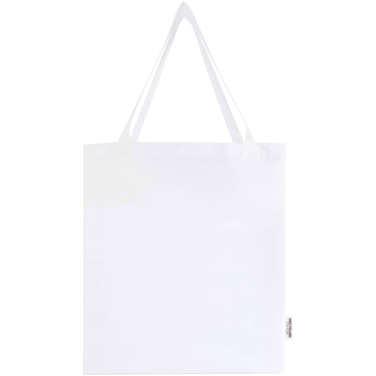 Sac shopping à soufflets Madras en coton recyclé 140 g/m² certifié GRS 12L