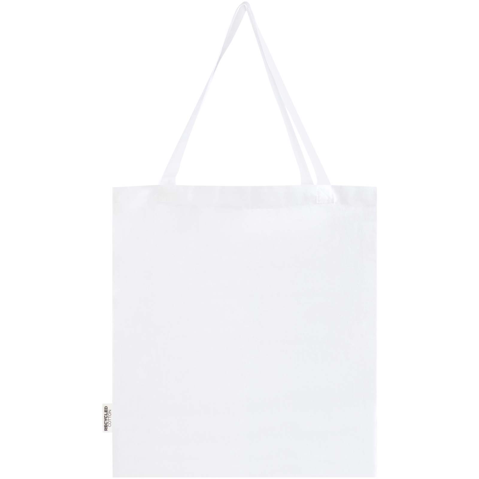 Sac shopping à soufflets Madras en coton recyclé 140 g/m² certifié GRS 12L
