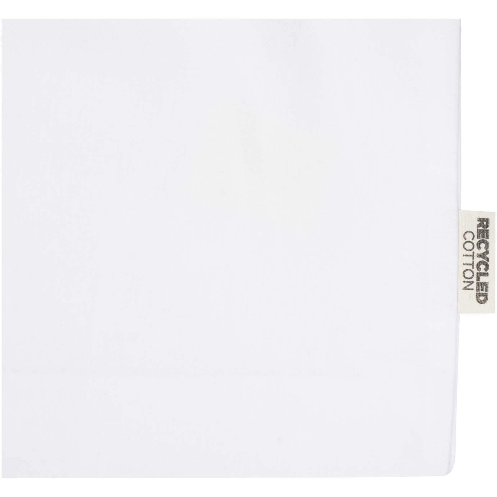 Sac shopping à soufflets Madras en coton recyclé 140 g/m² certifié GRS 12L