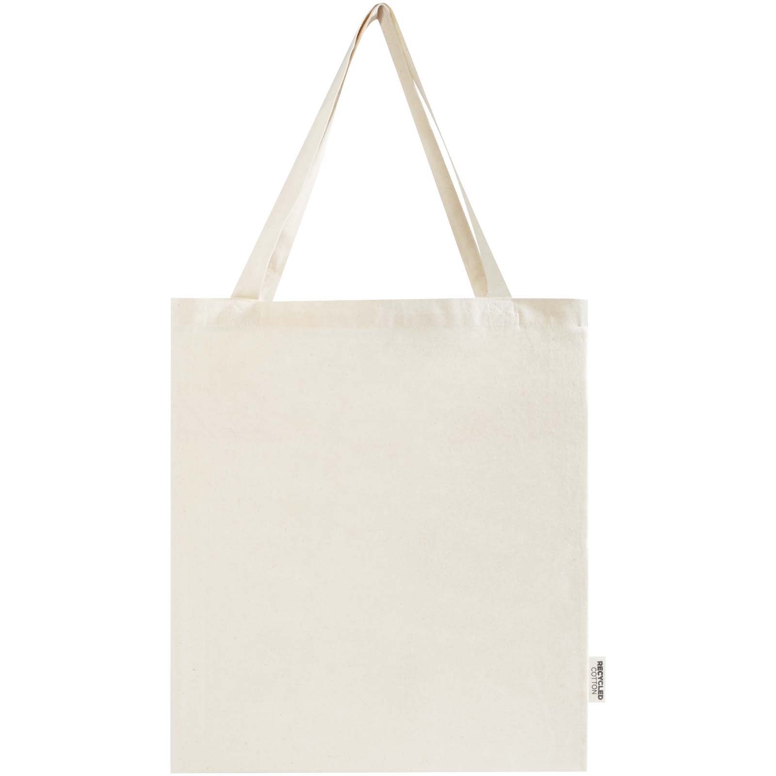 Sac shopping à soufflets Madras en coton recyclé 140 g/m² certifié GRS 12L