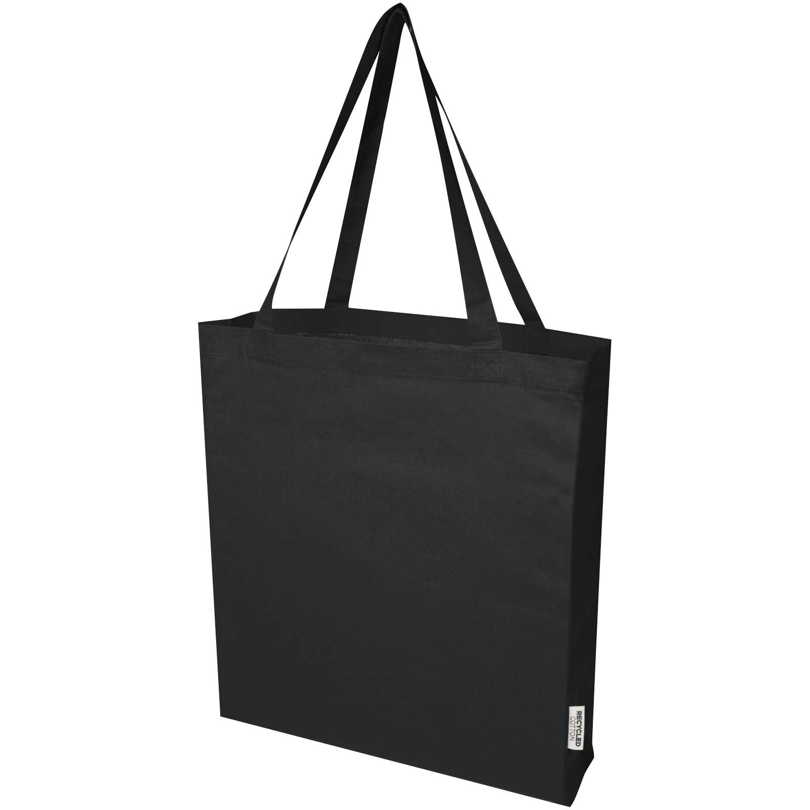 Sac shopping à soufflets Madras en coton recyclé 140 g/m² certifié GRS 12L