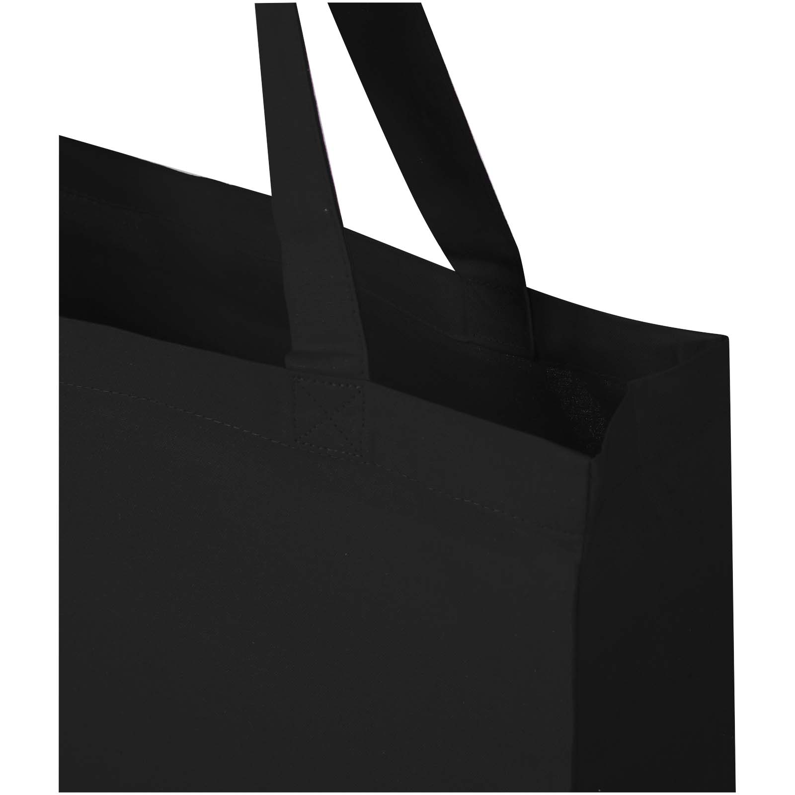 Sac shopping à soufflets Madras en coton recyclé 140 g/m² certifié GRS 12L