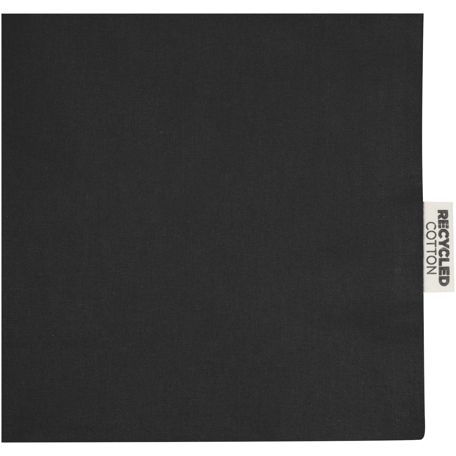 Sac shopping à soufflets Madras en coton recyclé 140 g/m² certifié GRS 12L