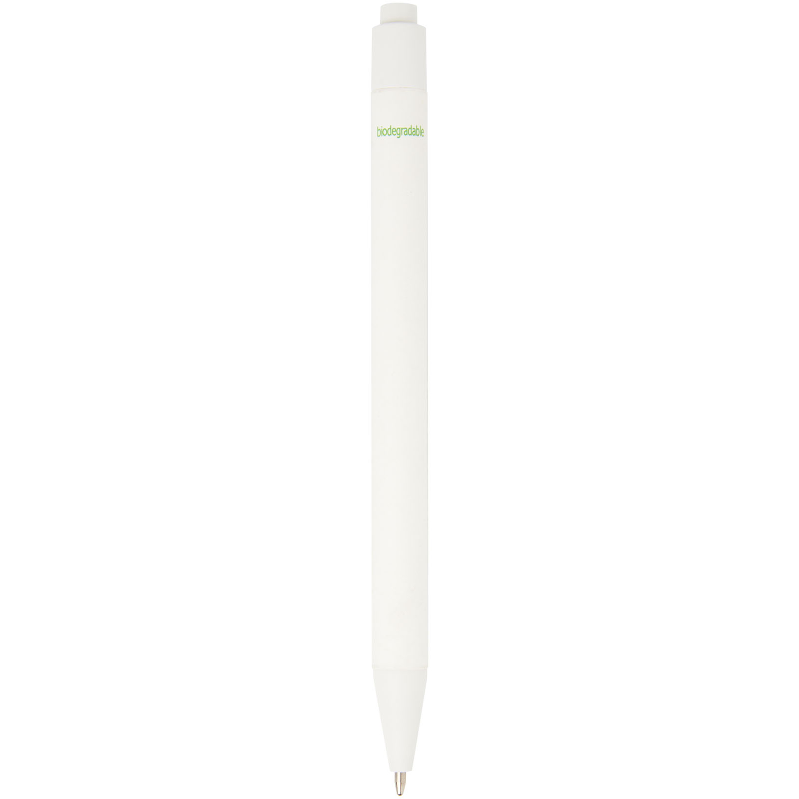 Stylo bille Chartik monochromatique en papier recyclé avec finition mate (encre noire)
