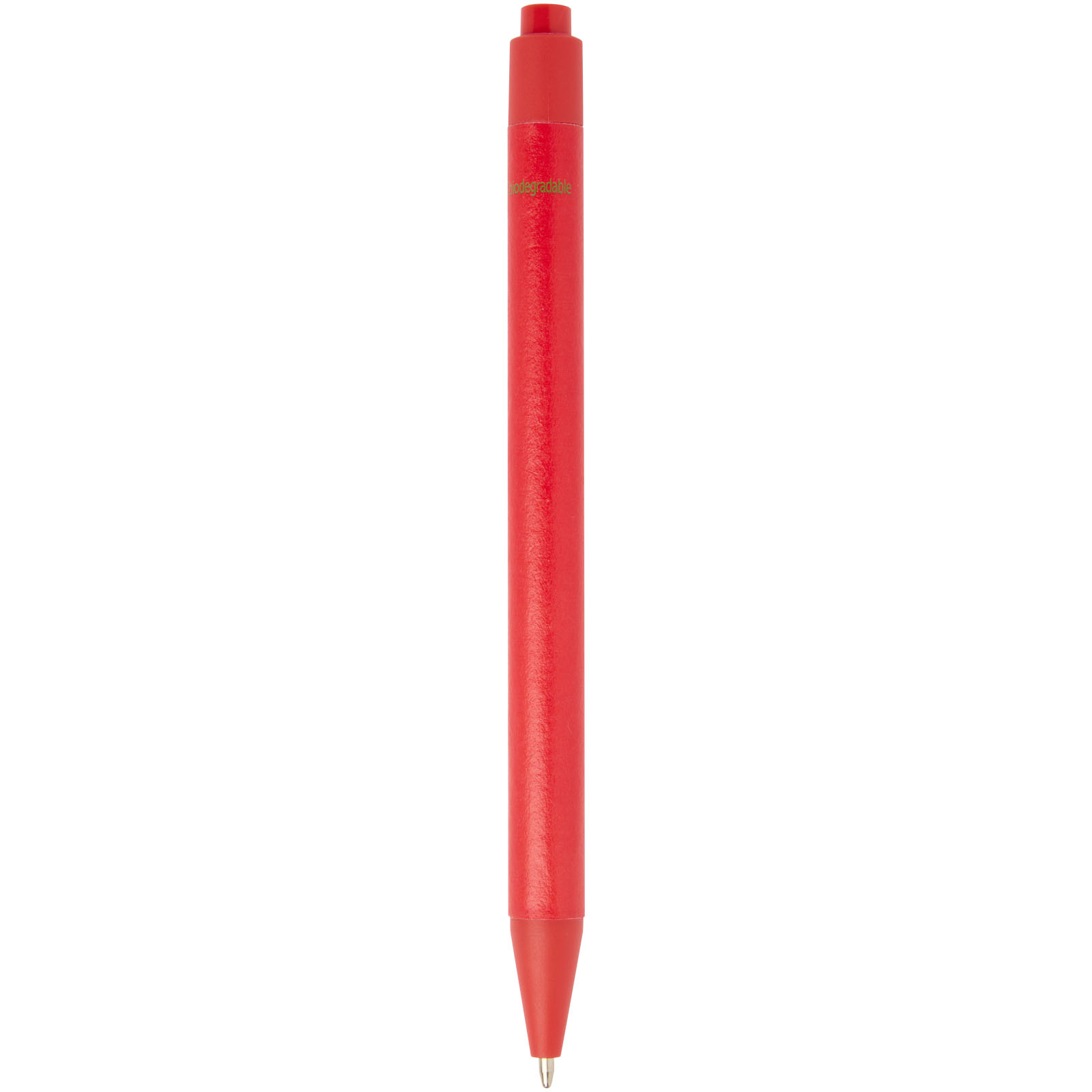 Stylo bille Chartik monochromatique en papier recyclé avec finition mate (encre noire)