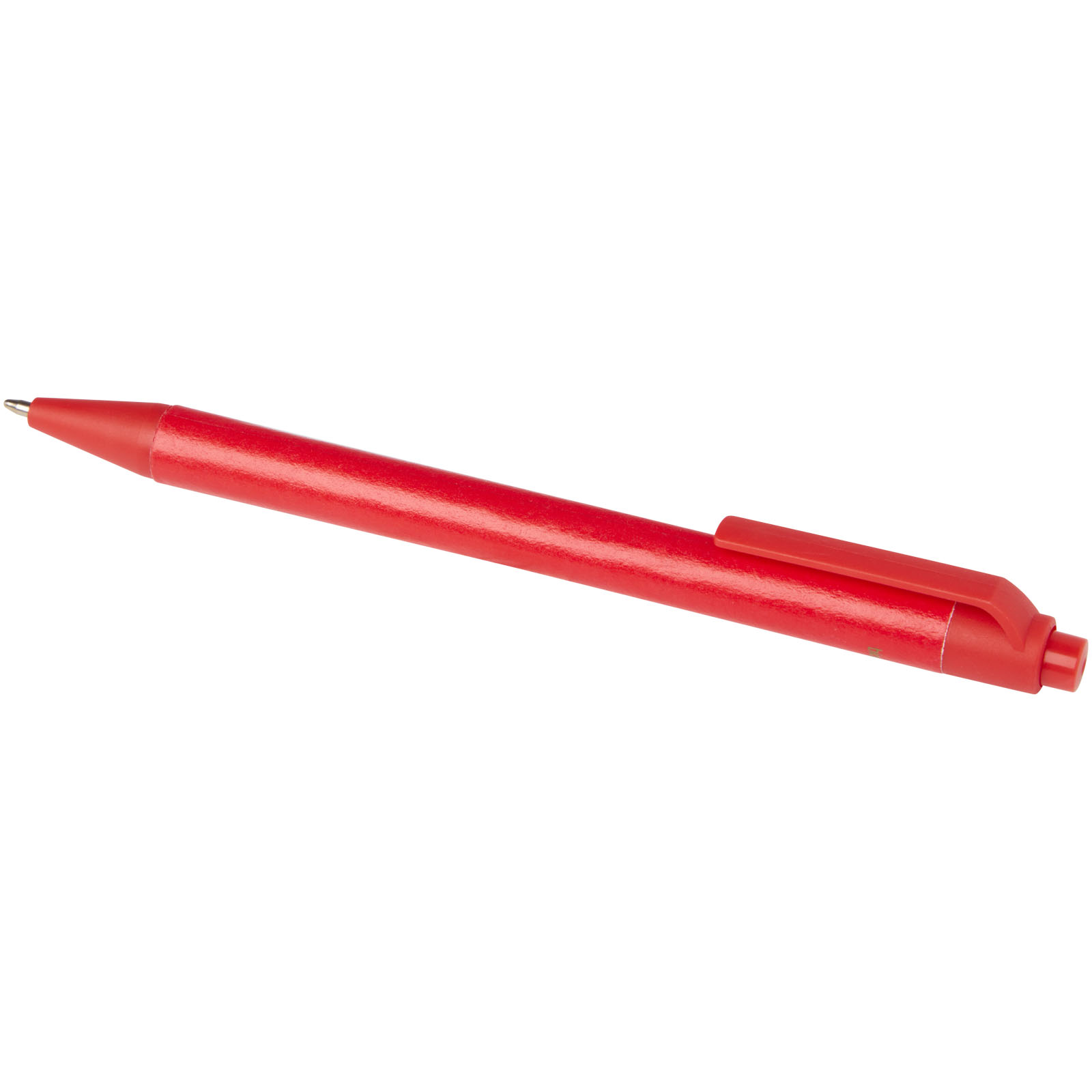 Stylo bille Chartik monochromatique en papier recyclé avec finition mate (encre noire)