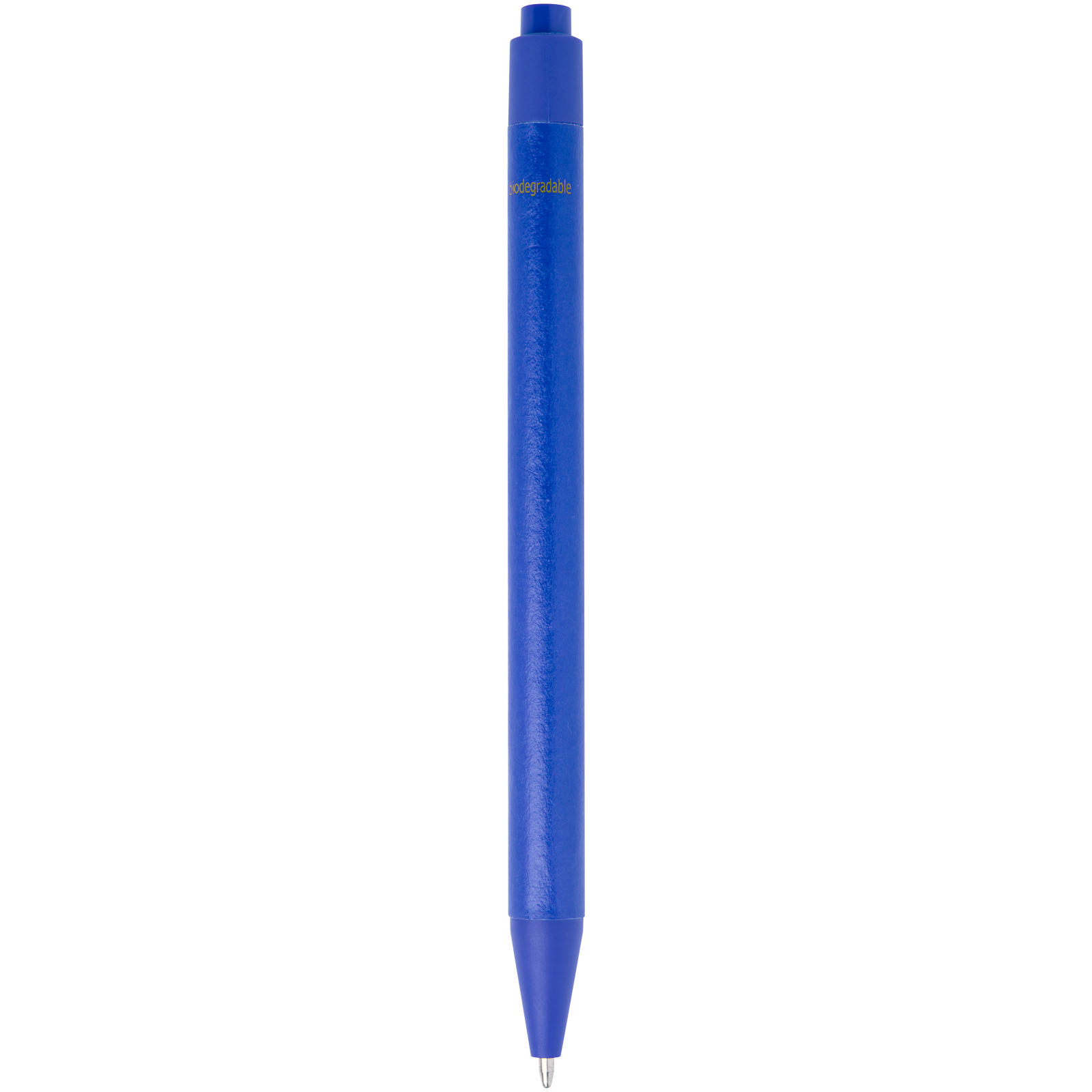 Stylo bille Chartik monochromatique en papier recyclé avec finition mate (encre noire)