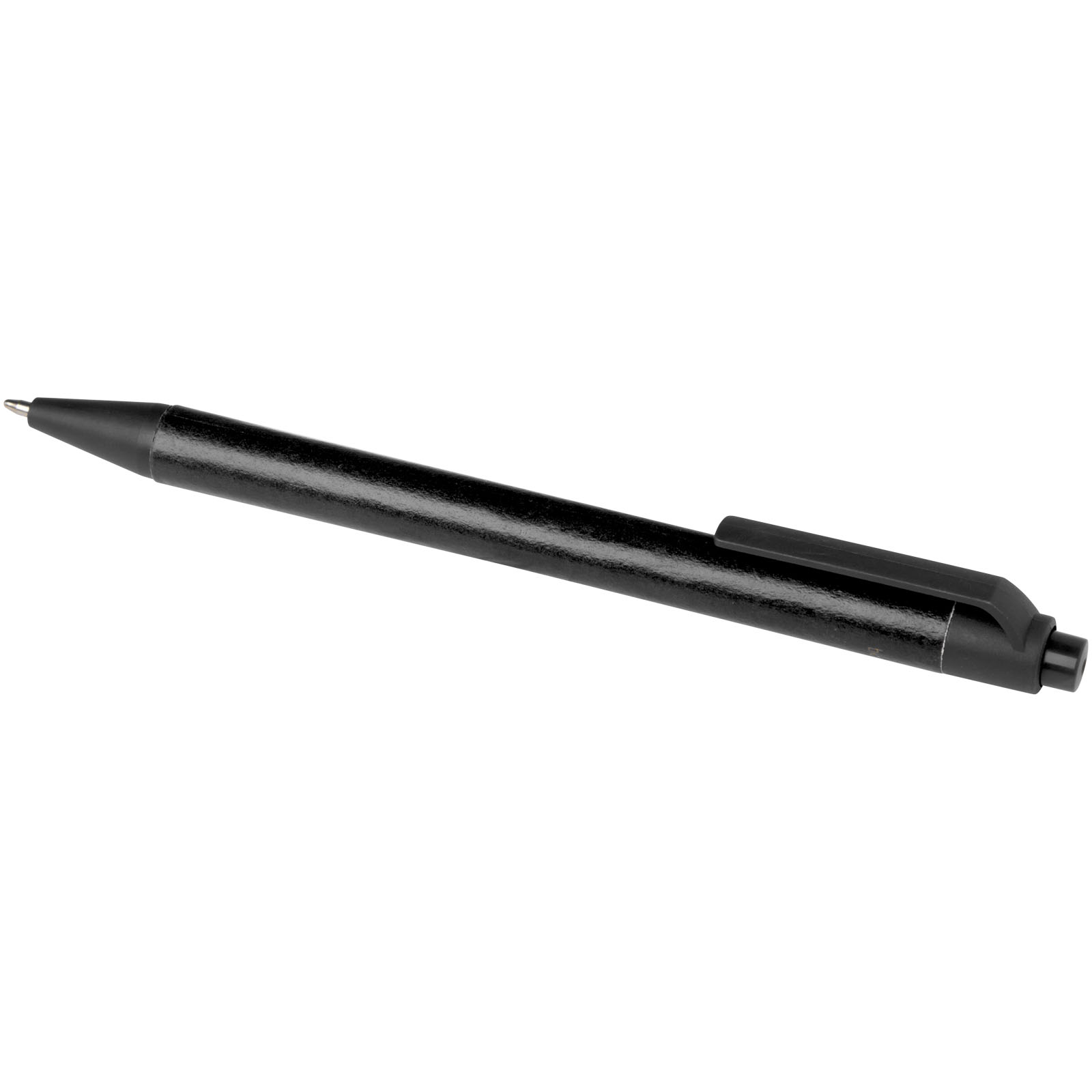 Stylo bille Chartik monochromatique en papier recyclé avec finition mate (encre noire)