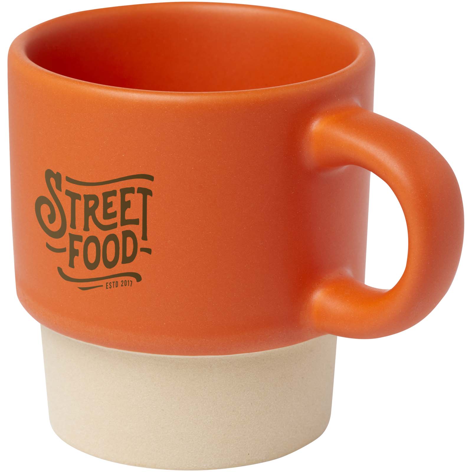 Tasse à espresso empilable Olympia de 130 ml avec fond en argile